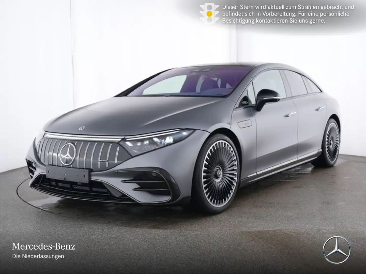 Mercedes-Benz EQS 53 AMG 4M Keramik Carbon Driversp Fahrass 360° Grau - 2