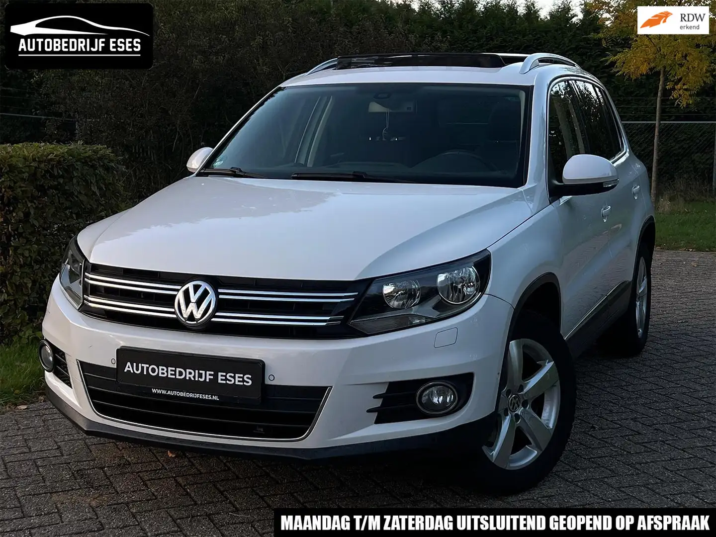 Volkswagen Tiguan 1.4 TSI Sport&Style |MF-STUUR|PANO|NAVI Wit - 1