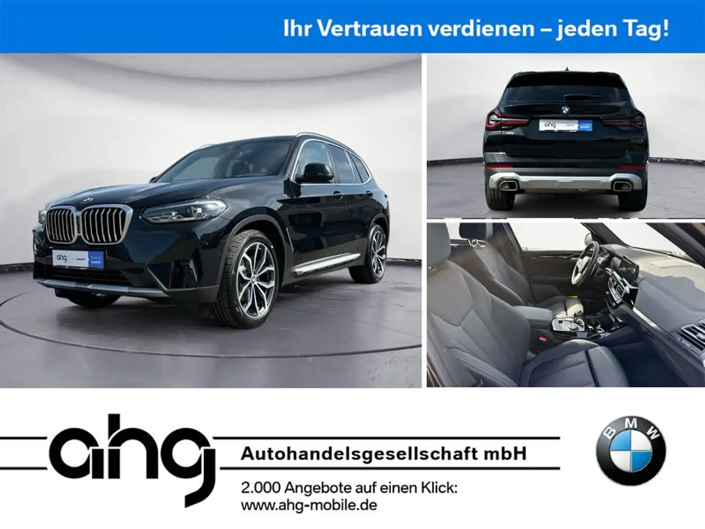 BMW X3 xDrive20i 20' Harman/Kardon AHK Sportsitze Zwart - 1