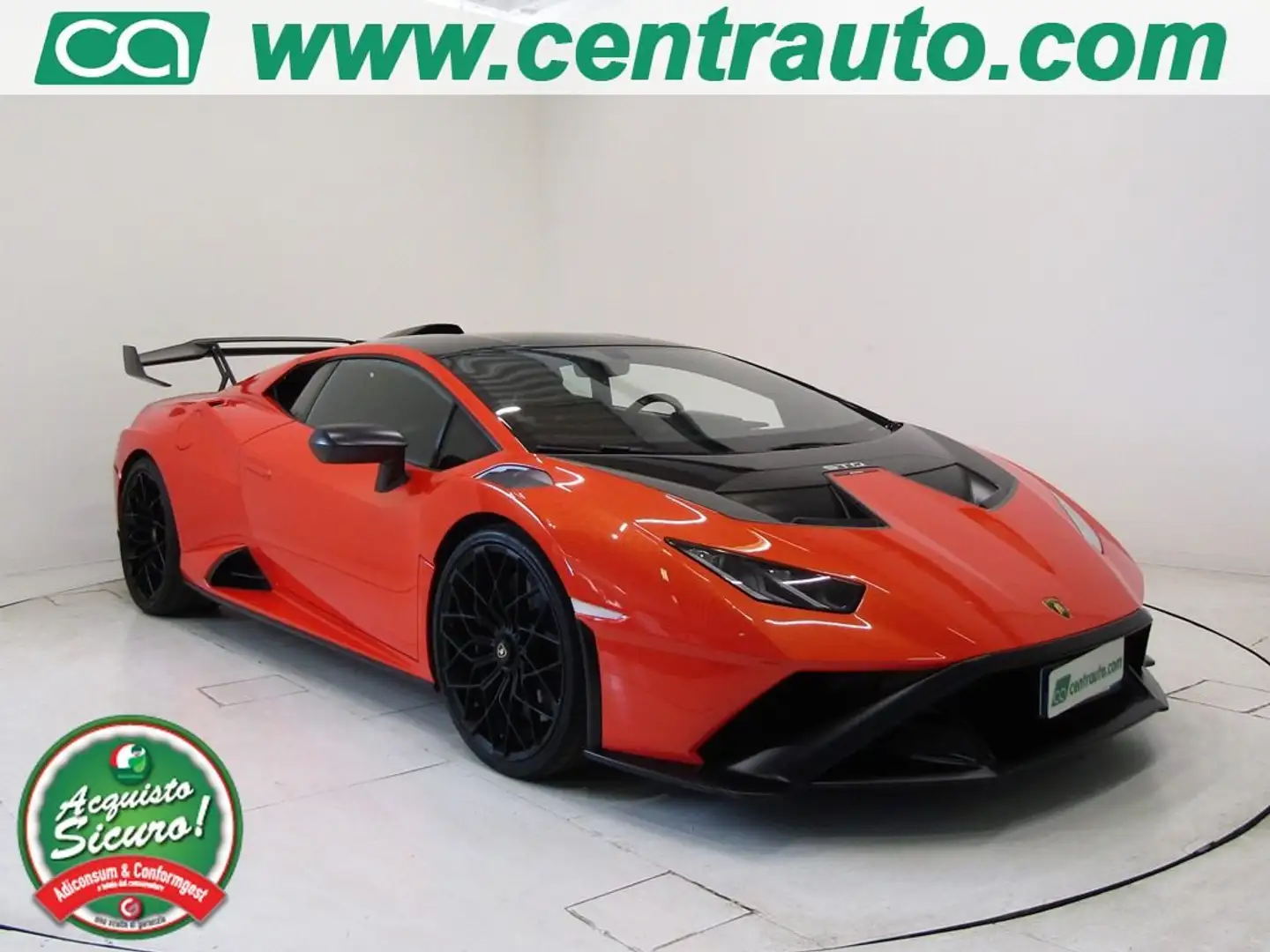 Lamborghini Huracán 5.2 V10 EVO STO Coupé AWD *SOLO 9.783 KM Arancione - 1