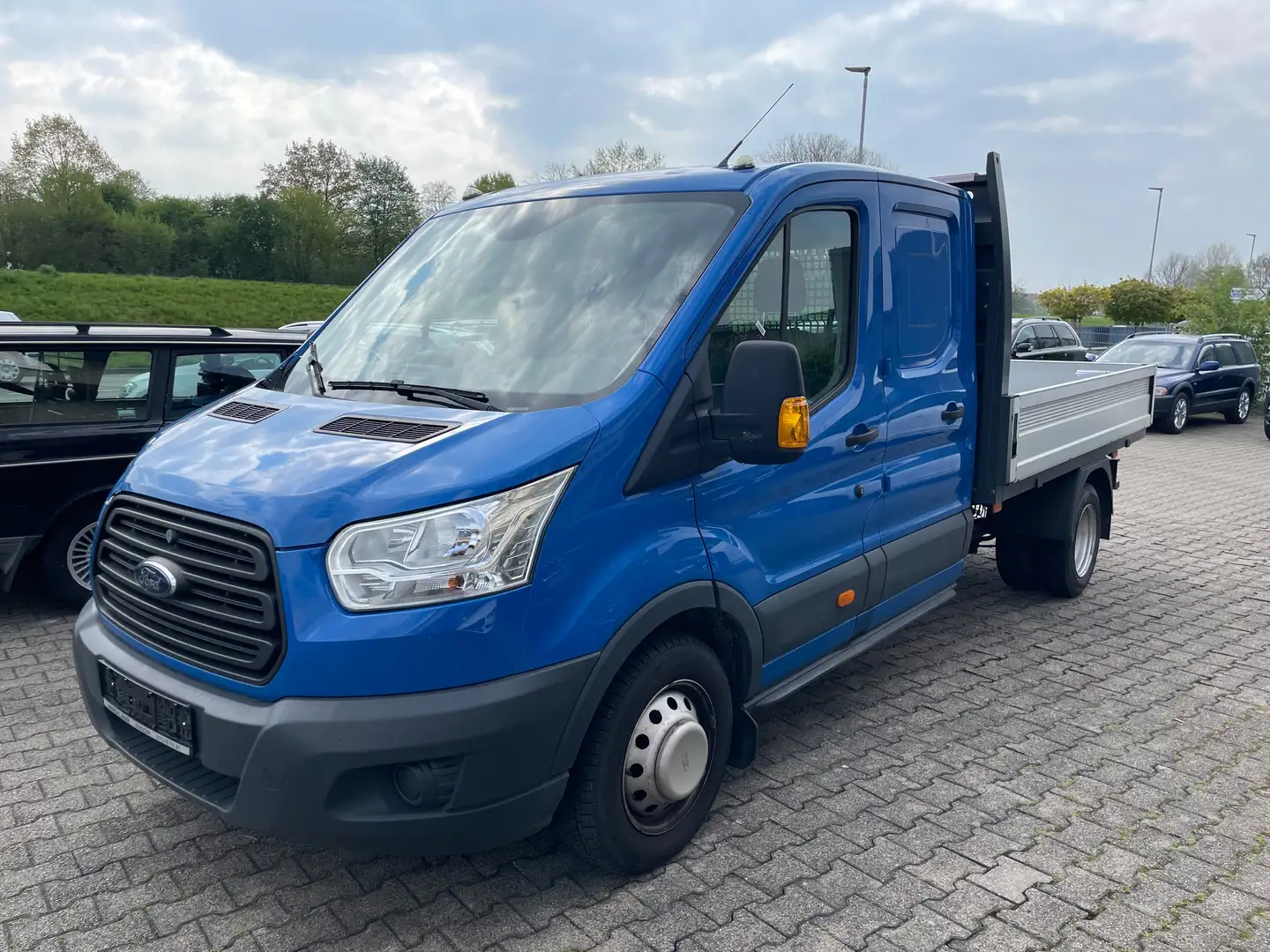 Ford Transit 350 L3 Doppelkabine Pritsche Standheizung AHK Bleu - 2