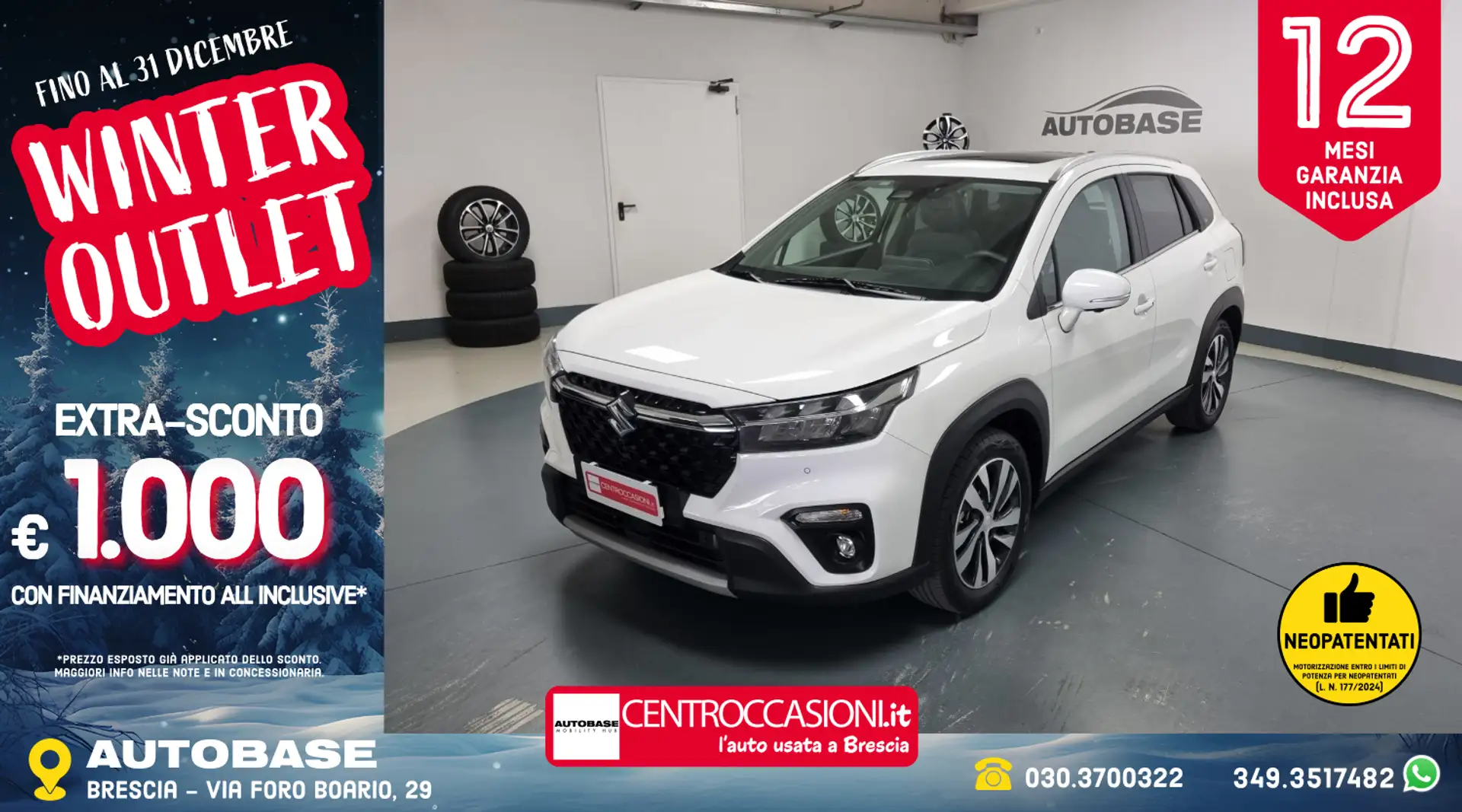 Suzuki S-Cross 1.5h 140v Starview 4wd allgrip at Bianco - 1