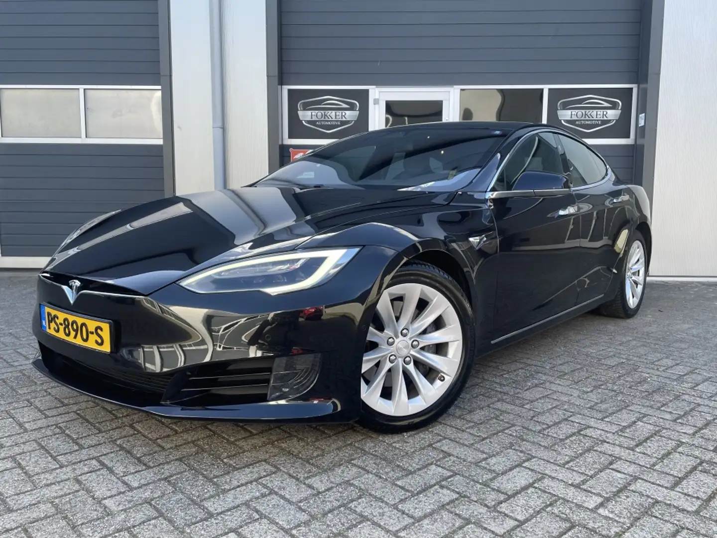 Tesla Model S motors 75 Business Economy Vol! Camera Luchtvering Zwart - 1
