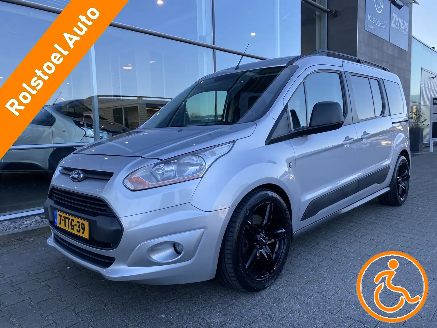 Ford Tourneo Connect Grand 5+1 Rolstoelauto 1.6 TDCi Trend 7p. (Mooie s Silber - 1