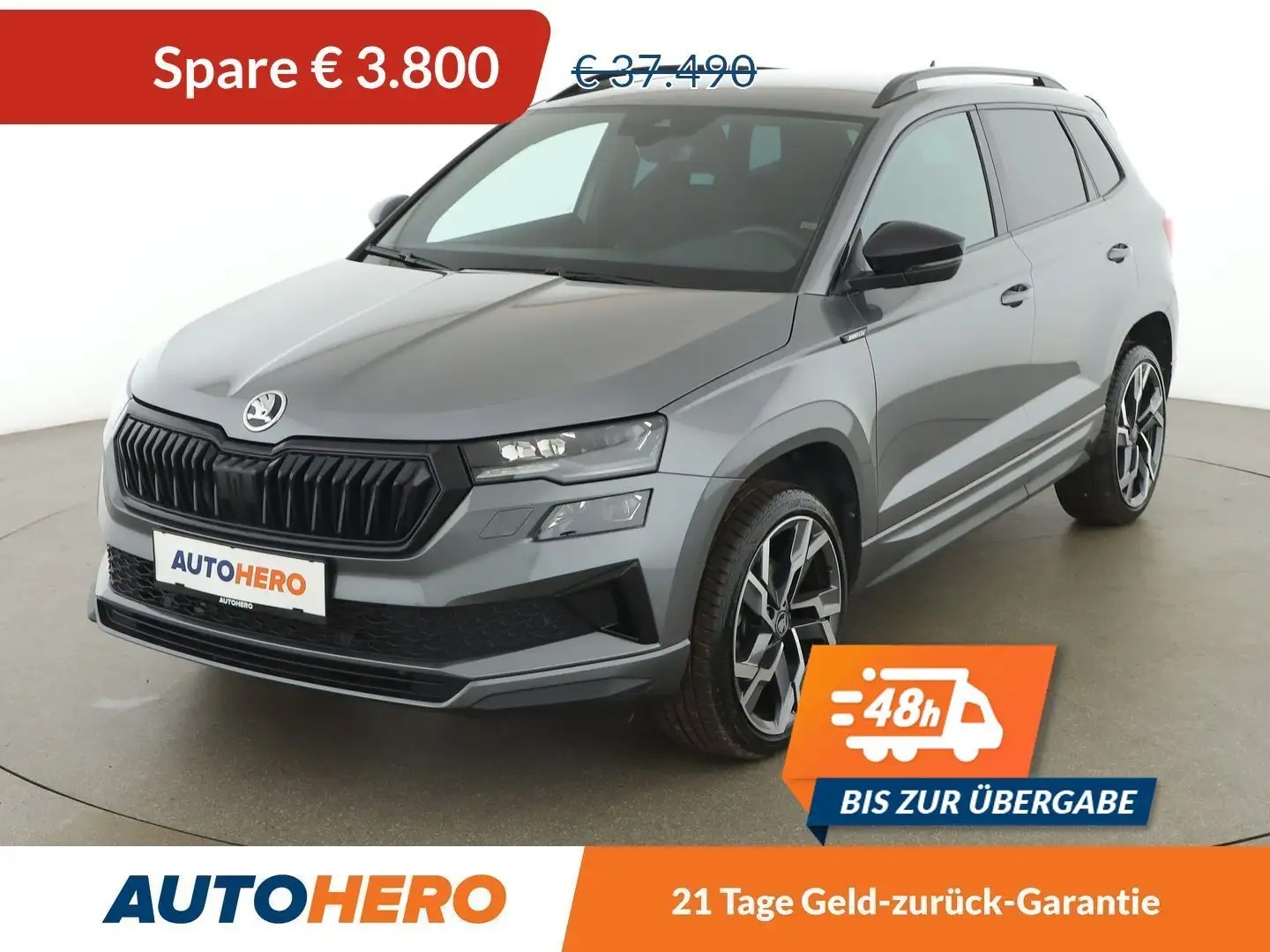 Skoda Karoq 1.5 TSI ACT SportLine Grau - 1