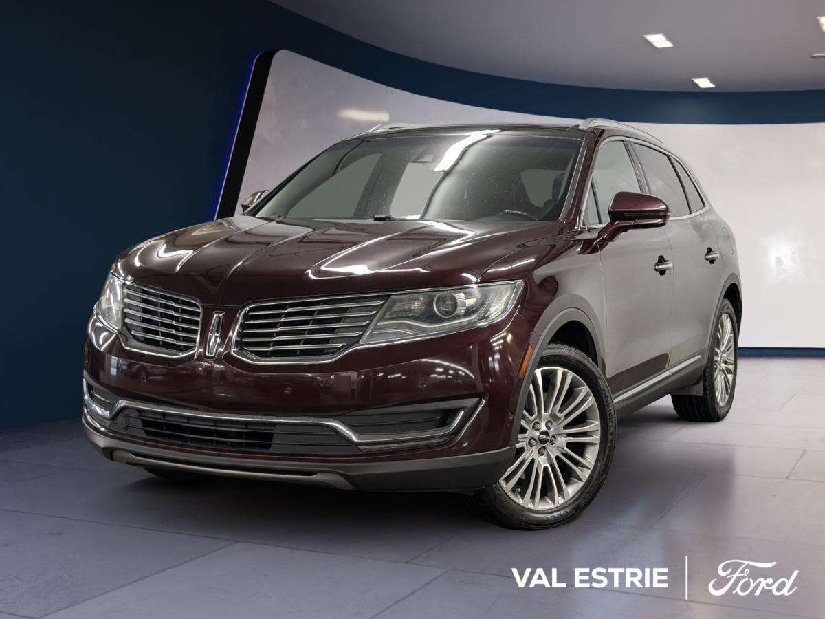 2018 Lincoln MKX RESERVE/TECH./AWD/CUIR/MAGS/TOIT PANO/V6 3.7L