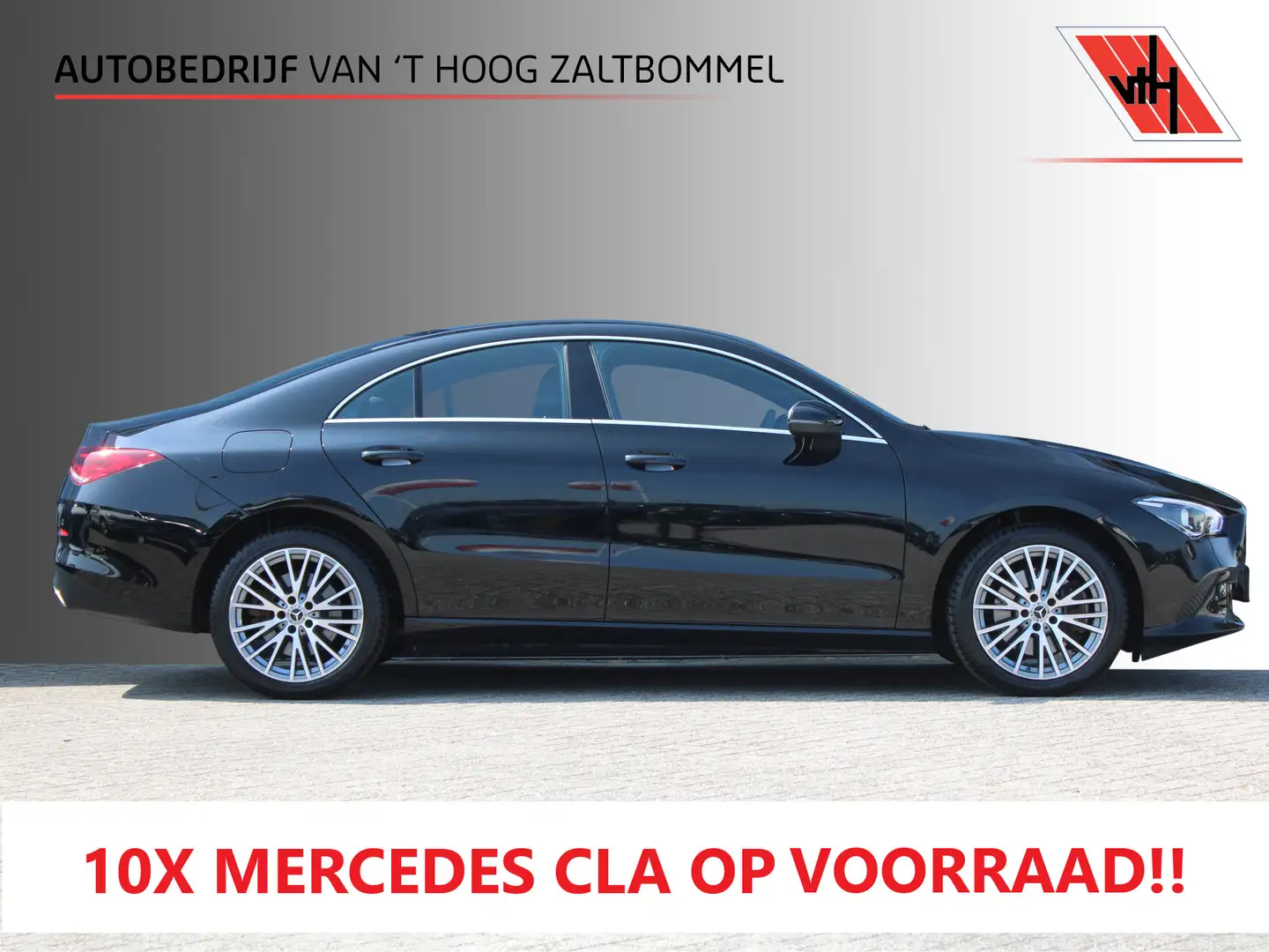 Mercedes-Benz CLA 250 250e AUT8 Advantage LEDER WIDESCREEN SFEER CAMERA Zwart - 1