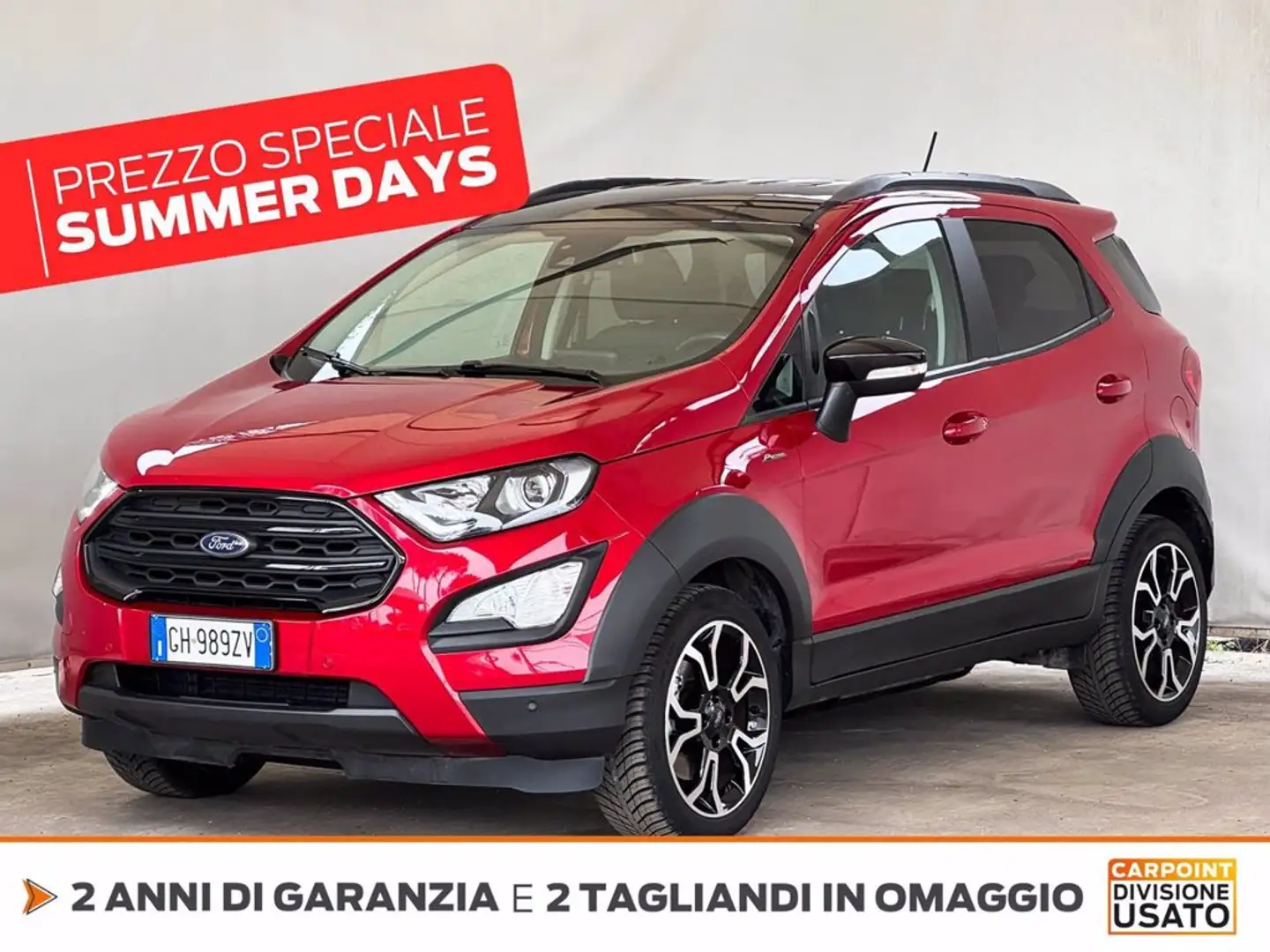 Ford EcoSport 1.0 ecoboost active s&s 125cv Rosso - 1