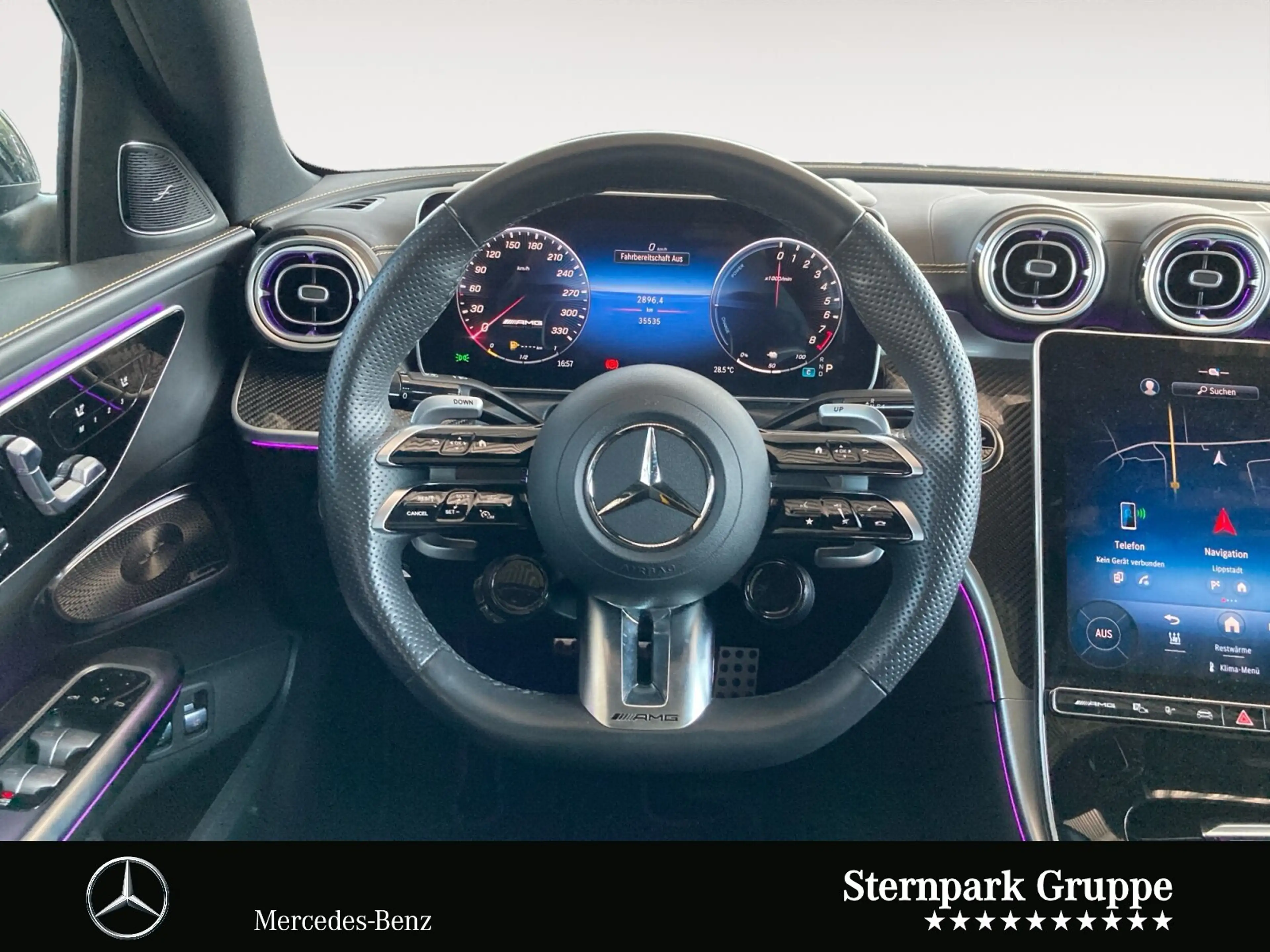 Mercedes-Benz C 63 AMG AMG C 63S E NP148t Carb'Perf.Si'Pan'Aero'HUD'AHK — photo 12