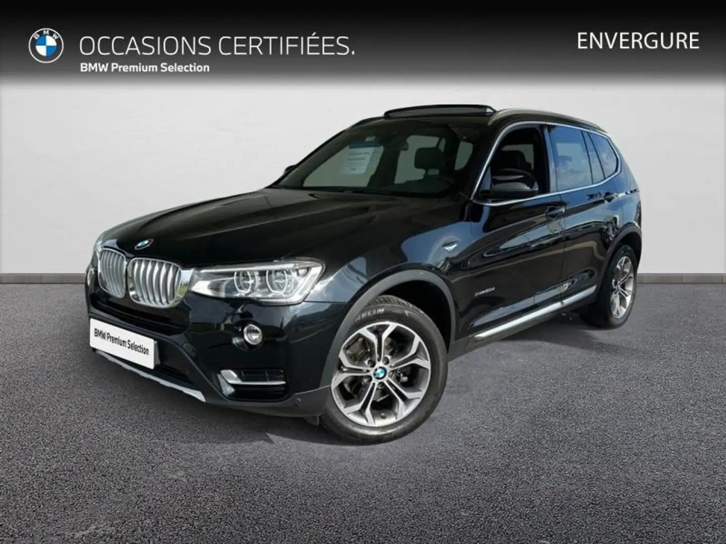 BMW X3 xDrive20dA 190ch xLine Noir - 1