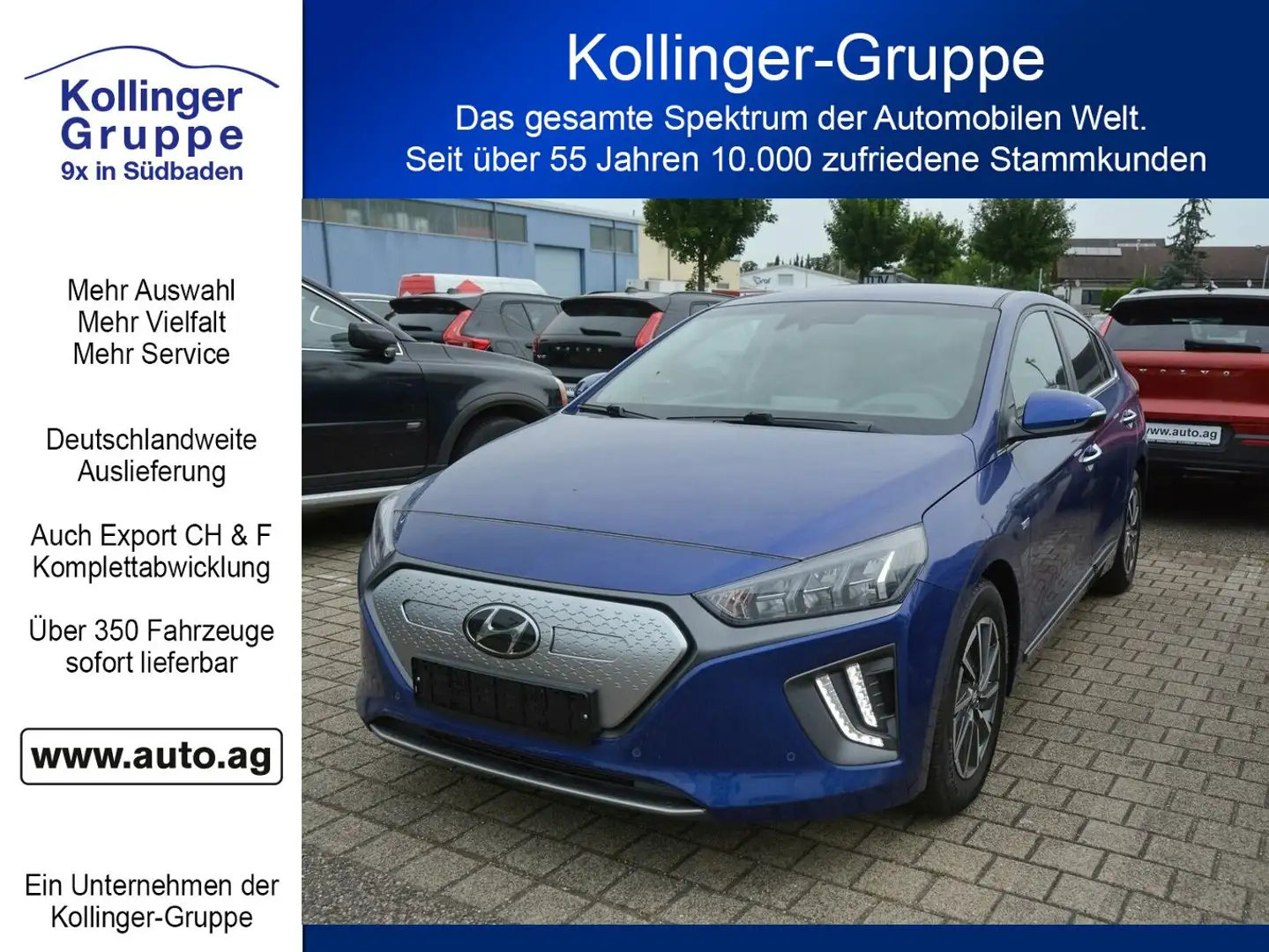 Hyundai IONIQ PREMIUM ELEKTRO ESC*eCALL*ACC*LED*LEDER Blue - 1