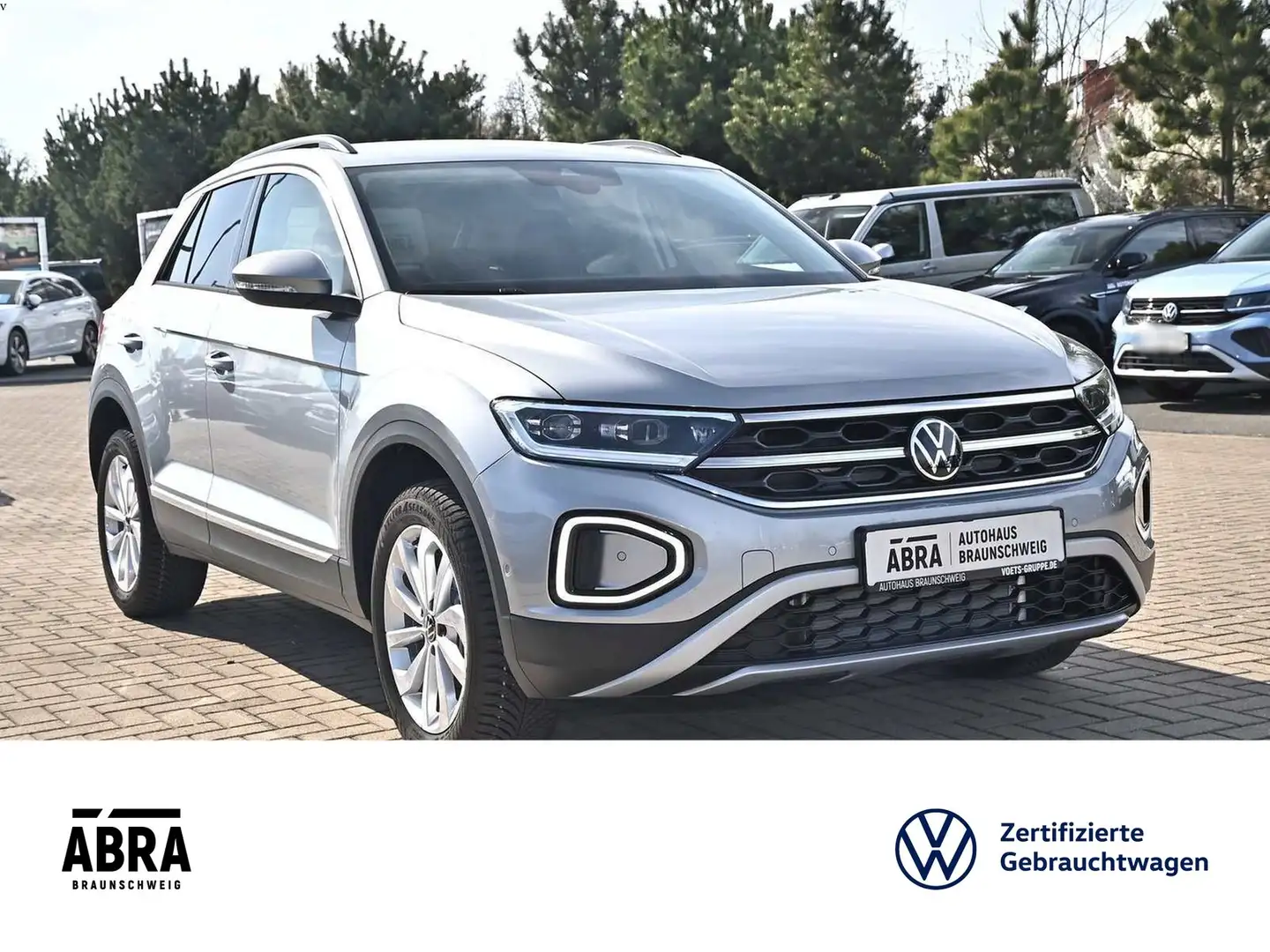 Volkswagen T-Roc 1.5 TSI Style DSG TAGESZULASSUNG Grau - 2