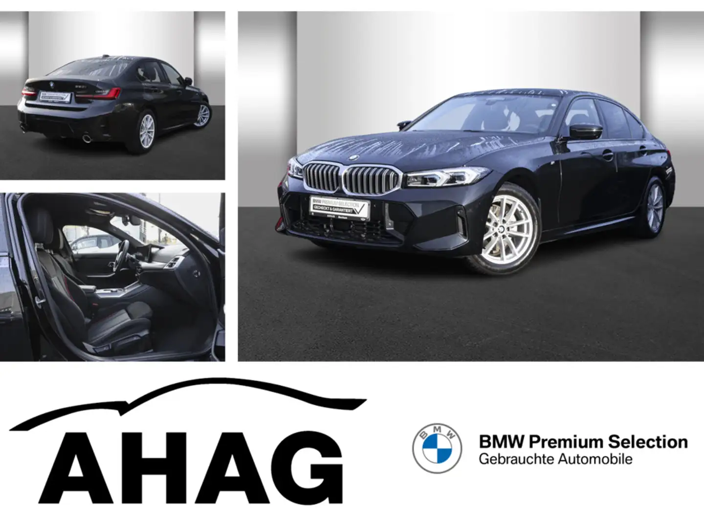 BMW 320 i Automatik M Sportpaket Innovationsp. AHK Schwarz - 1