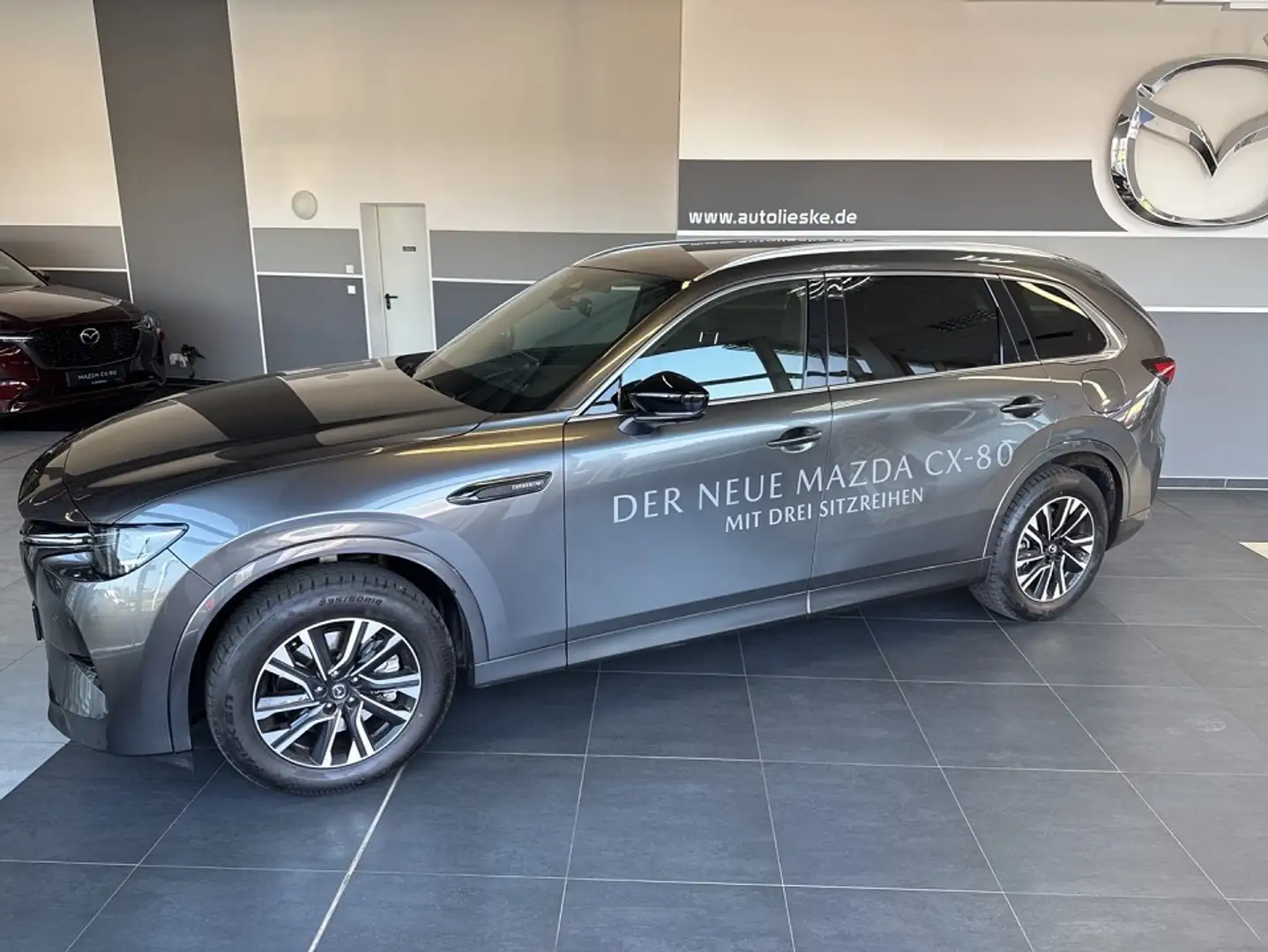 Mazda CX-80 2.5L e-SKYACTIV PHEV 327ps 8AT AWD Homura COSO Gris - 2