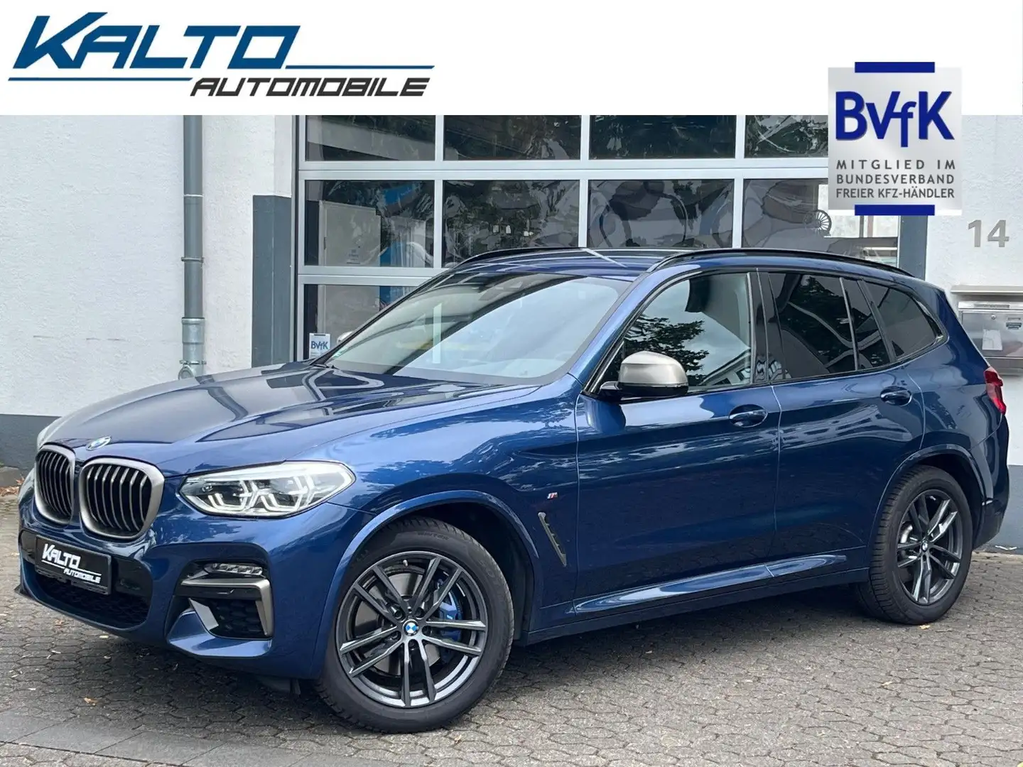 BMW X3 M d xDrive LiveCockpit,Navi,LED,DAB,H&K Modrá - 2