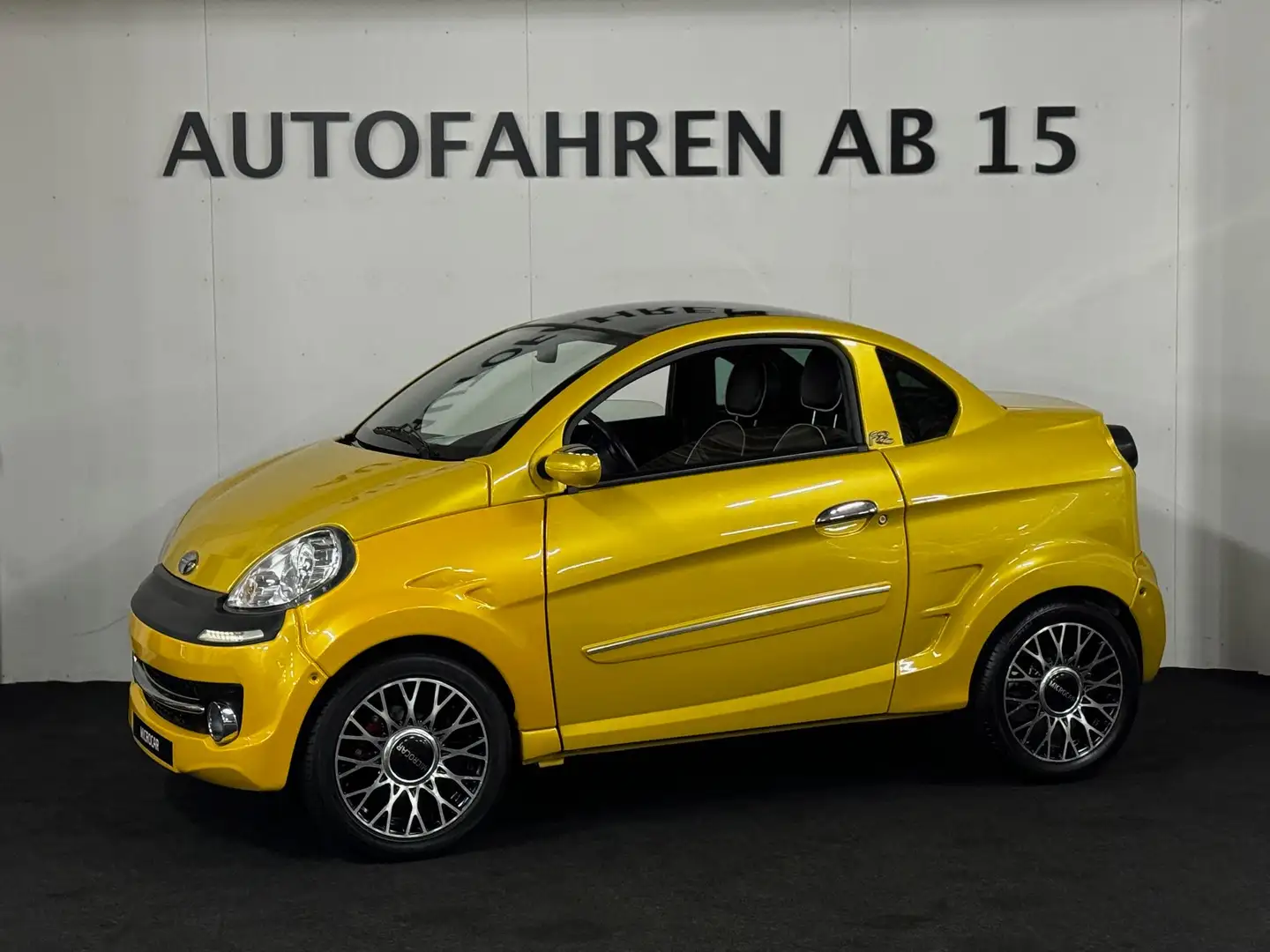 Microcar M.Go F8C Coupe Leiser DCI Motor, 13.209KM! AIRBAG! Gelb - 1