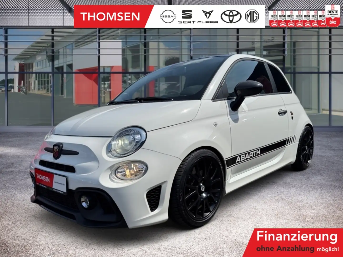 Abarth 595 Competizione /KW Fahrwerk/GTech/Sabelt Bianco - 1