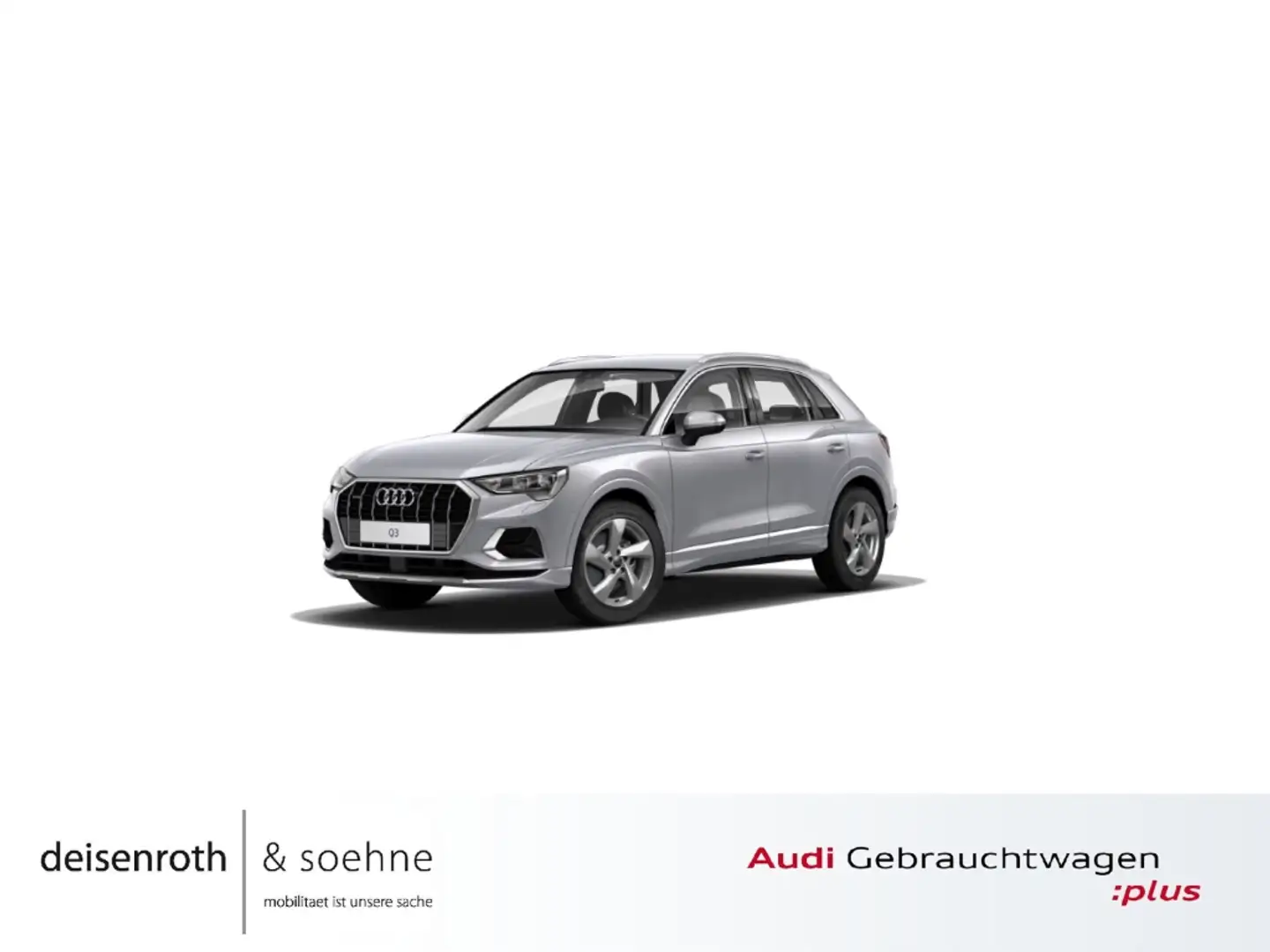 Audi Q3 advanced 40 TDI qu S tr AHK/Kam/Nav/Temp/sound/SHZ Silber - 1