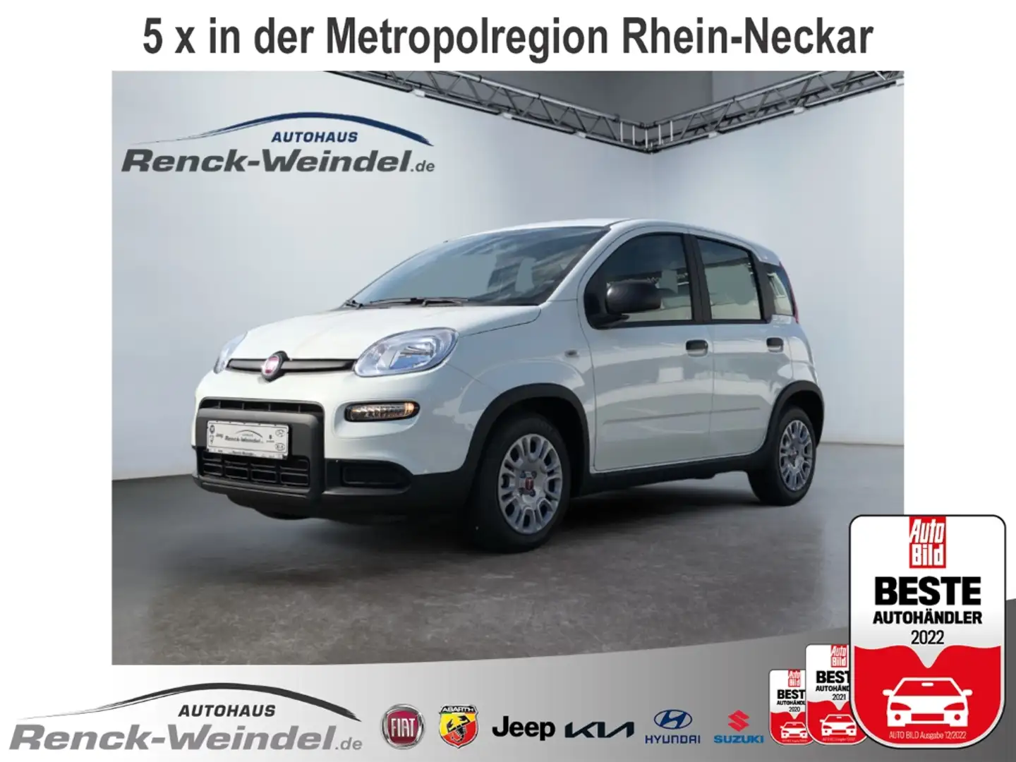 Fiat Panda 1.0 GSE Klima PDC DAB Radio Berganfahrass. Funkfer Weiß - 1