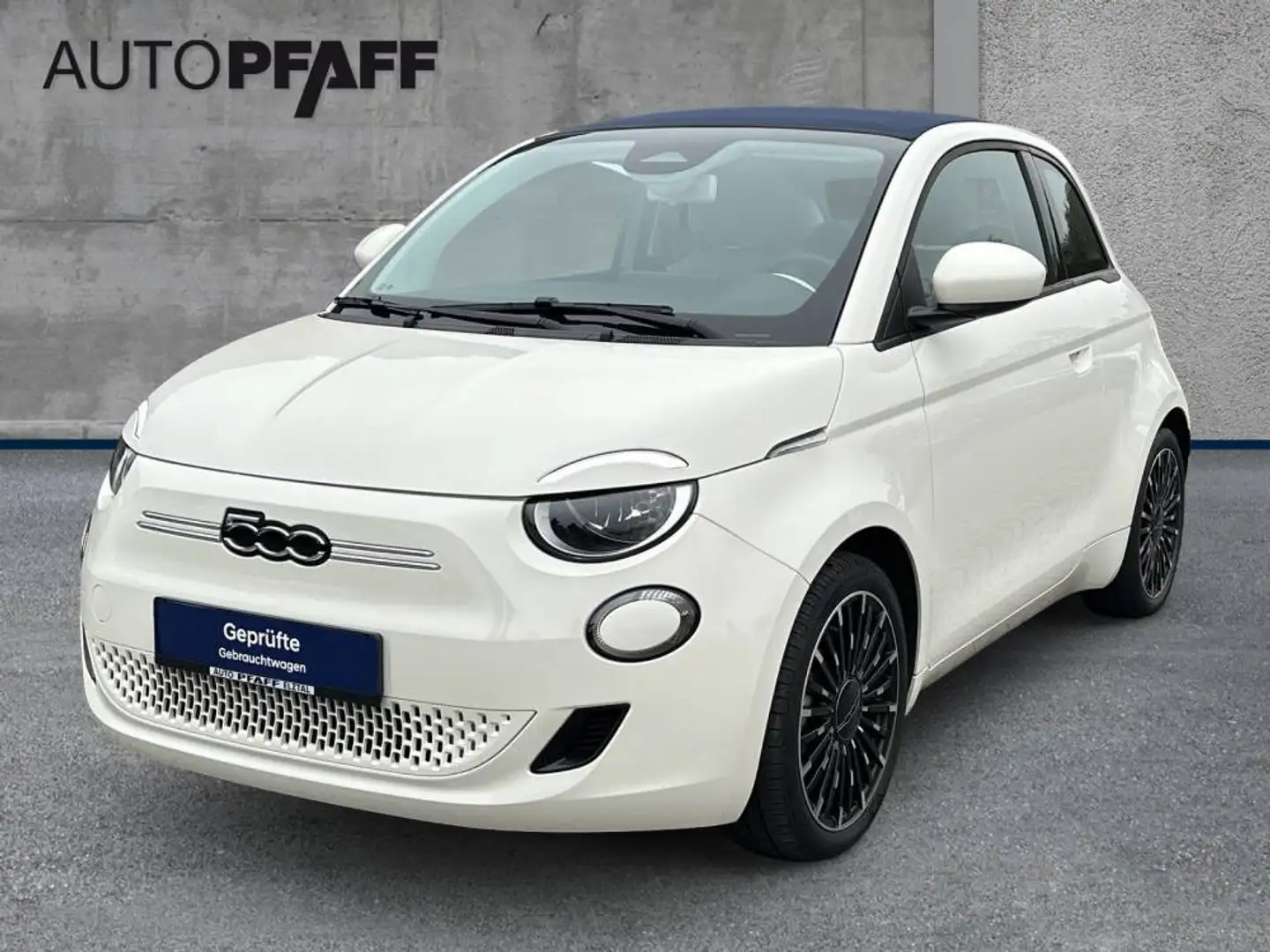Fiat 500 Neuer Cabrio ICON SHZ|Carplay Weiß - 1