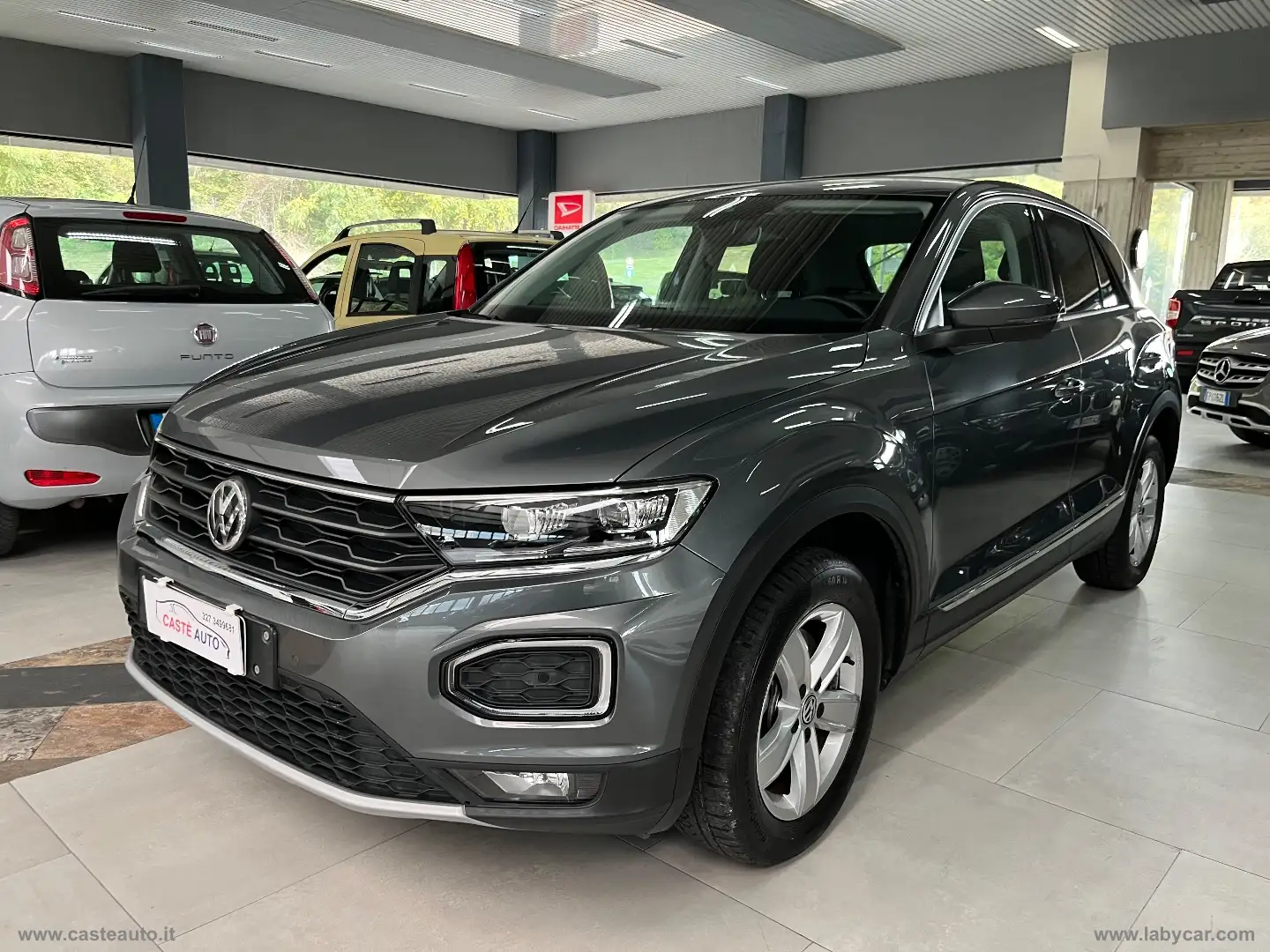 Volkswagen T-Roc 2.0 TDI 150 DSG 4MOTION Adv. BMT +CERCHI 18'' ORIG Grijs - 1