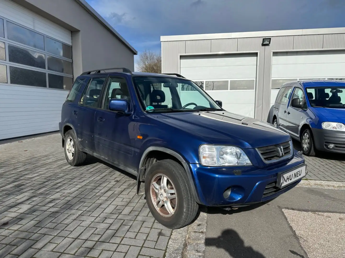 Honda CR-V "4X4"TÜV NEU"KLIMA"SCHIEBEDACH"WINTERREIFEN" Синій - 2