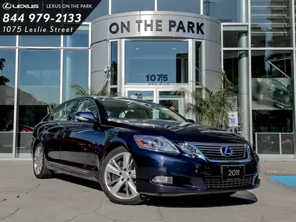 Blue 2011 Lexus GS Hybrid Sedan Rear-Wheel Drive Automatic