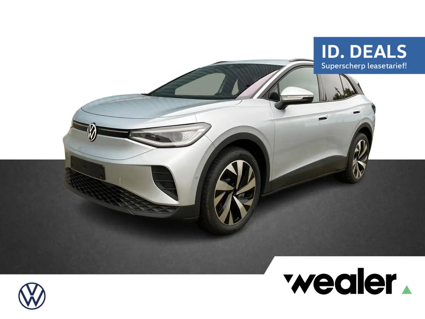 Volkswagen ID.4 Pro Business 77 kWh accu, 210 kW / 286 pk SUV Elek Zilver - 1