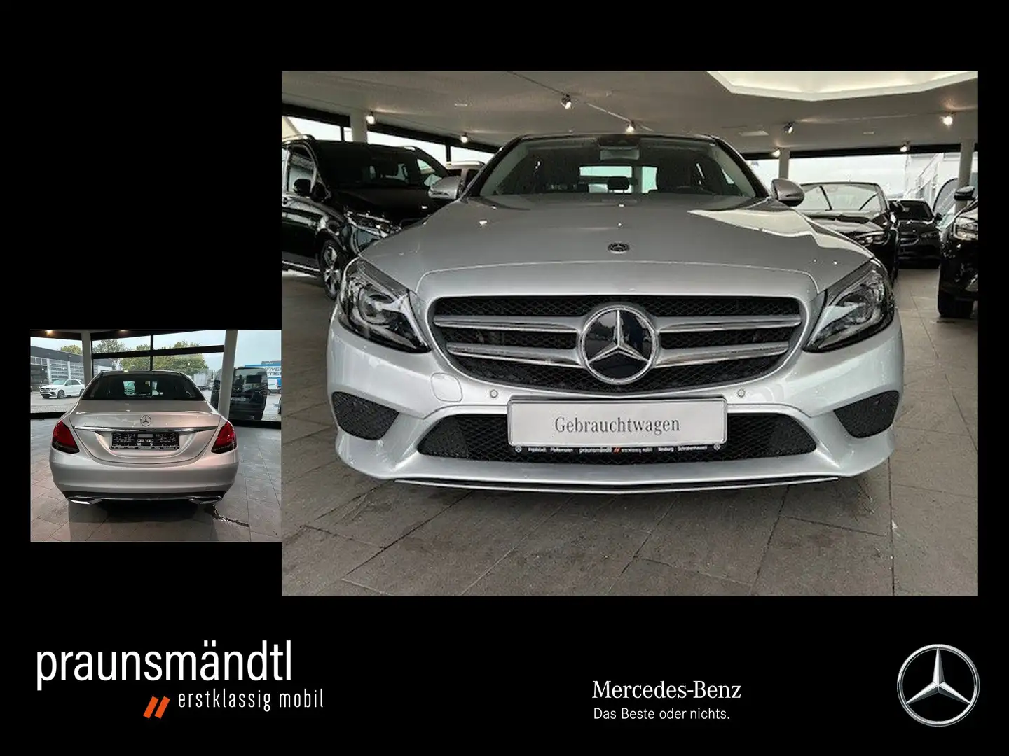 Mercedes-Benz C 220 d Avantgarde 9ATG/GlasSD/Tot/Kamera/Multib Silber - 1