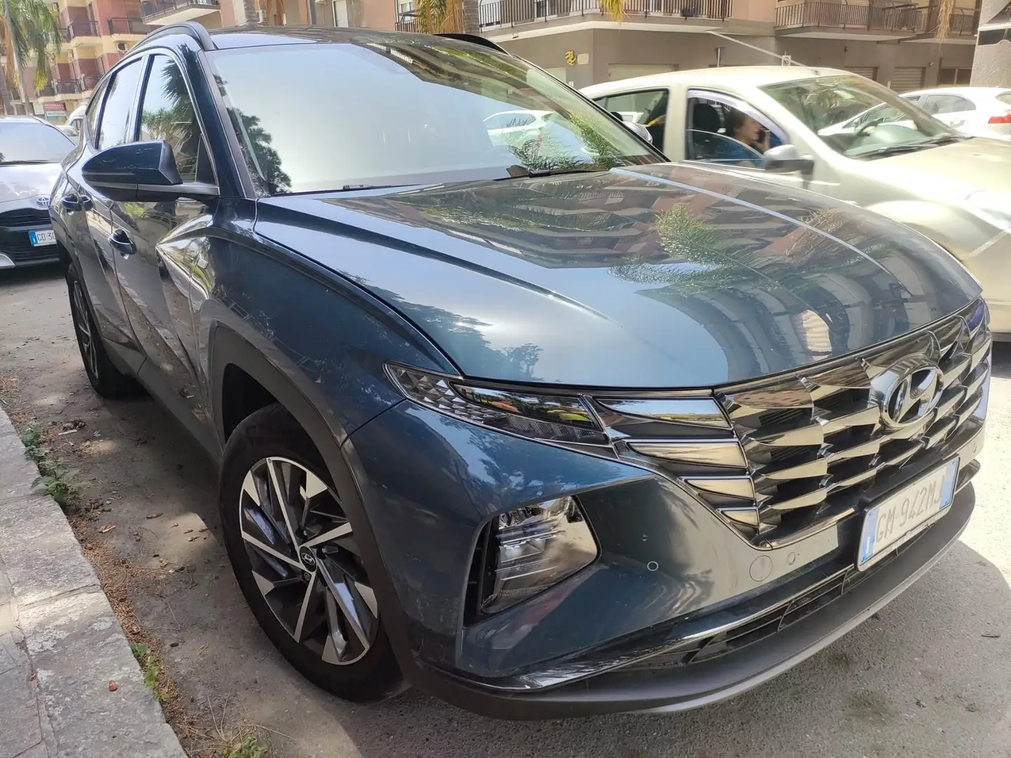 Hyundai TUCSON Tucson III 2021 1.6 t-gdi 48V Xline 2wd imt Blu/Azzurro - 1