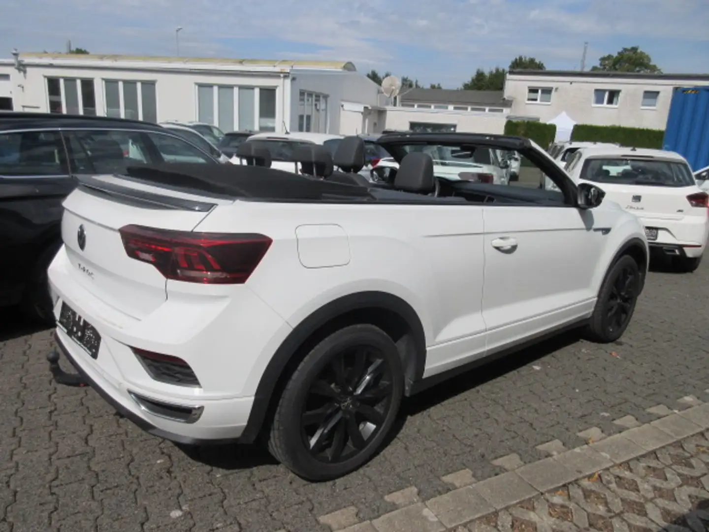 Volkswagen T-Roc Cabrio R-Line 1.5 TSI DSG NAVI AHK ALU 18 LED BEATS AID ACC BLACK STYLE SITZHEIZUNG APS KLIMA DAB ASSIST Weiß - 2