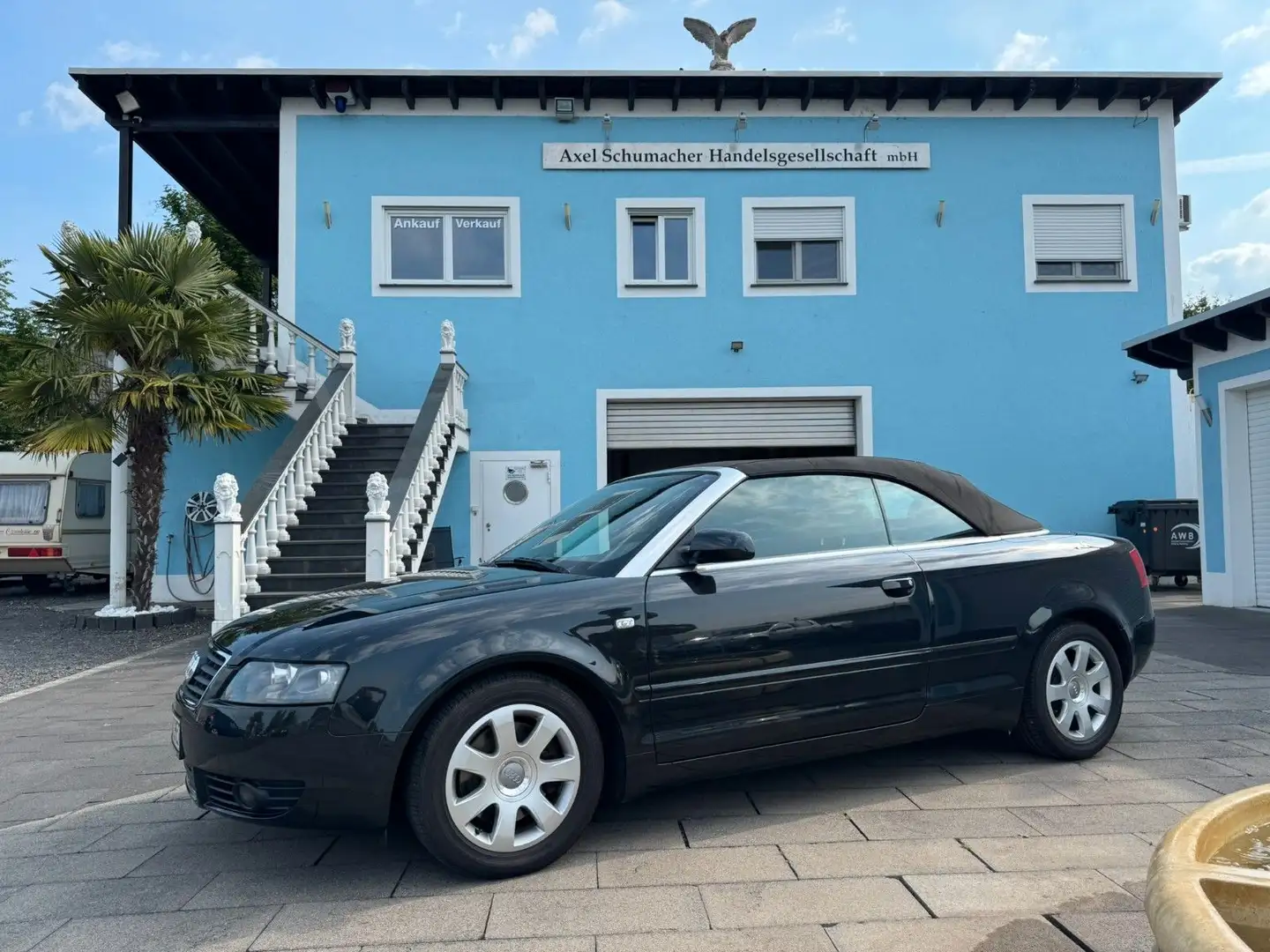 Audi A4 Cabriolet 1.8 T aus 2.Hand, Originalzustand! Noir - 1