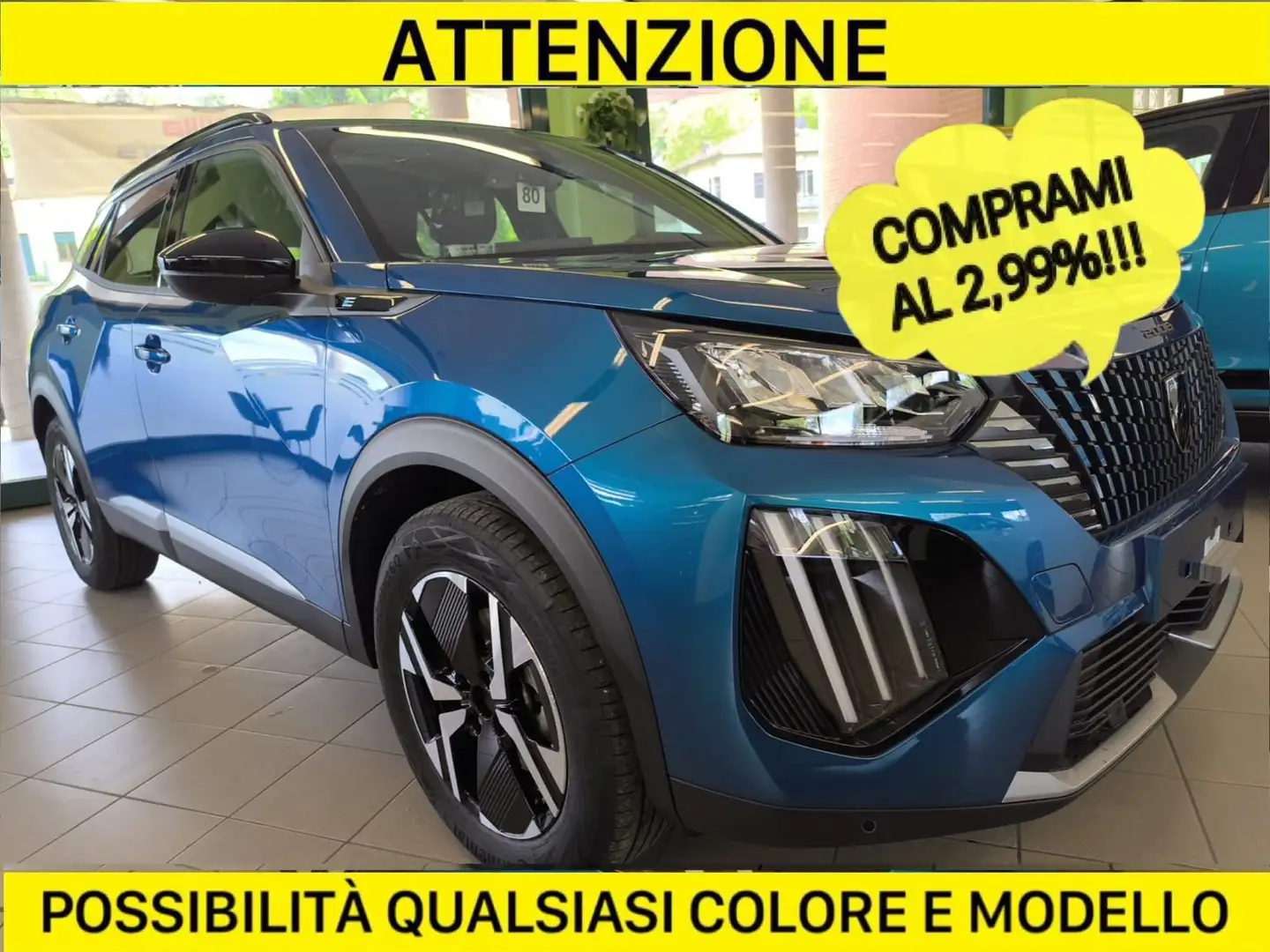 Peugeot 2008 54 kWh Allure Blu/Azzurro - 1