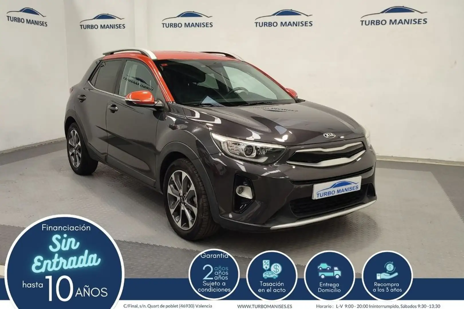 Kia Stonic 1.6CRDi VGT Eco-Dynamic Drive 110 Gris - 1