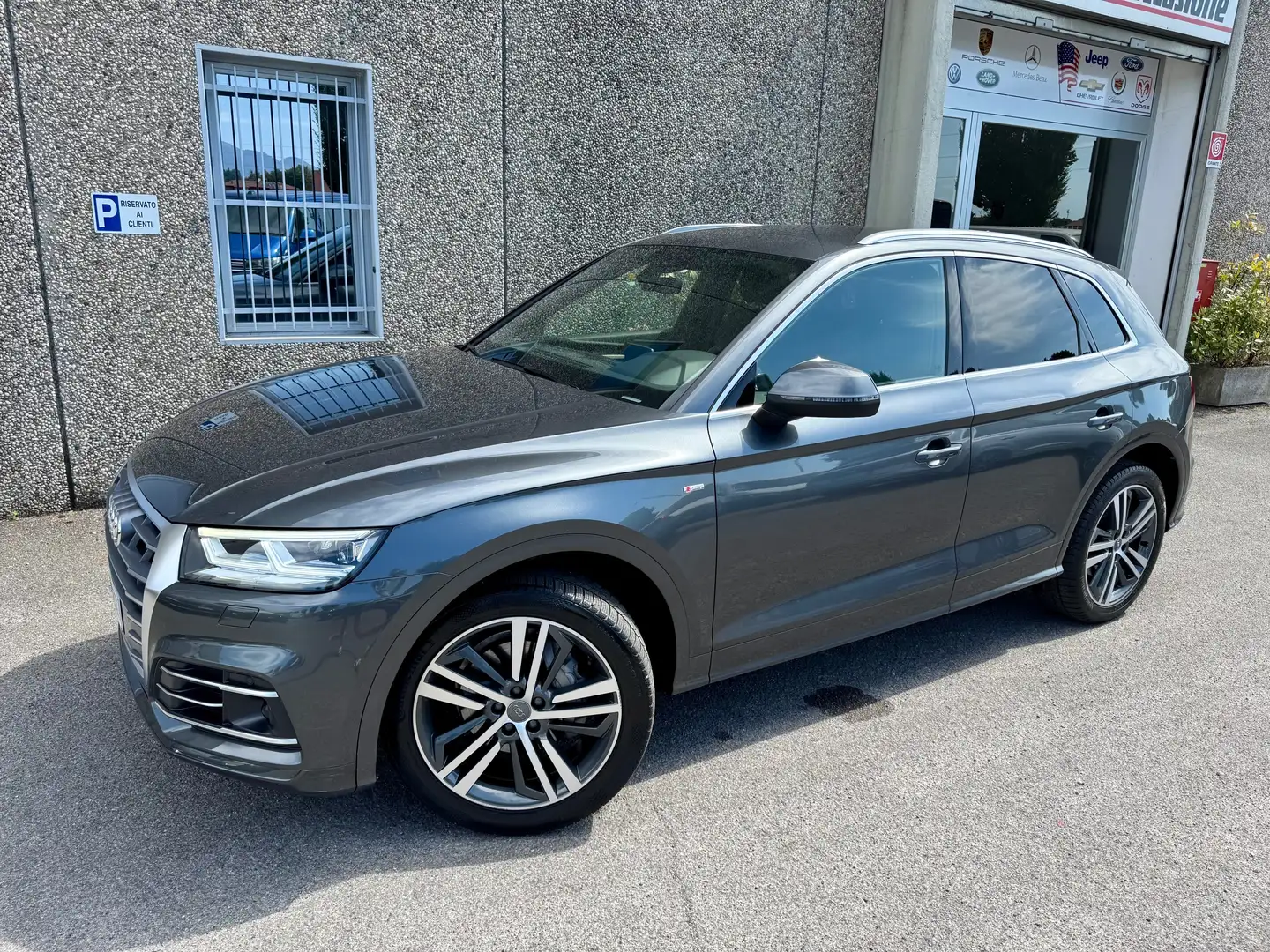 Audi Q5 45 2.0 tfsi mhev S line Plus quattro 245cv s-troni Verde - 1