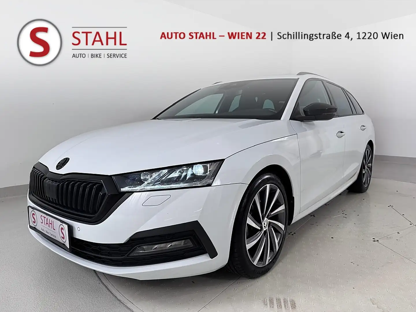 Skoda Octavia Combi 1,5 TSI e-TEC Style DSG|Auto Stahl W22 Weiß - 1