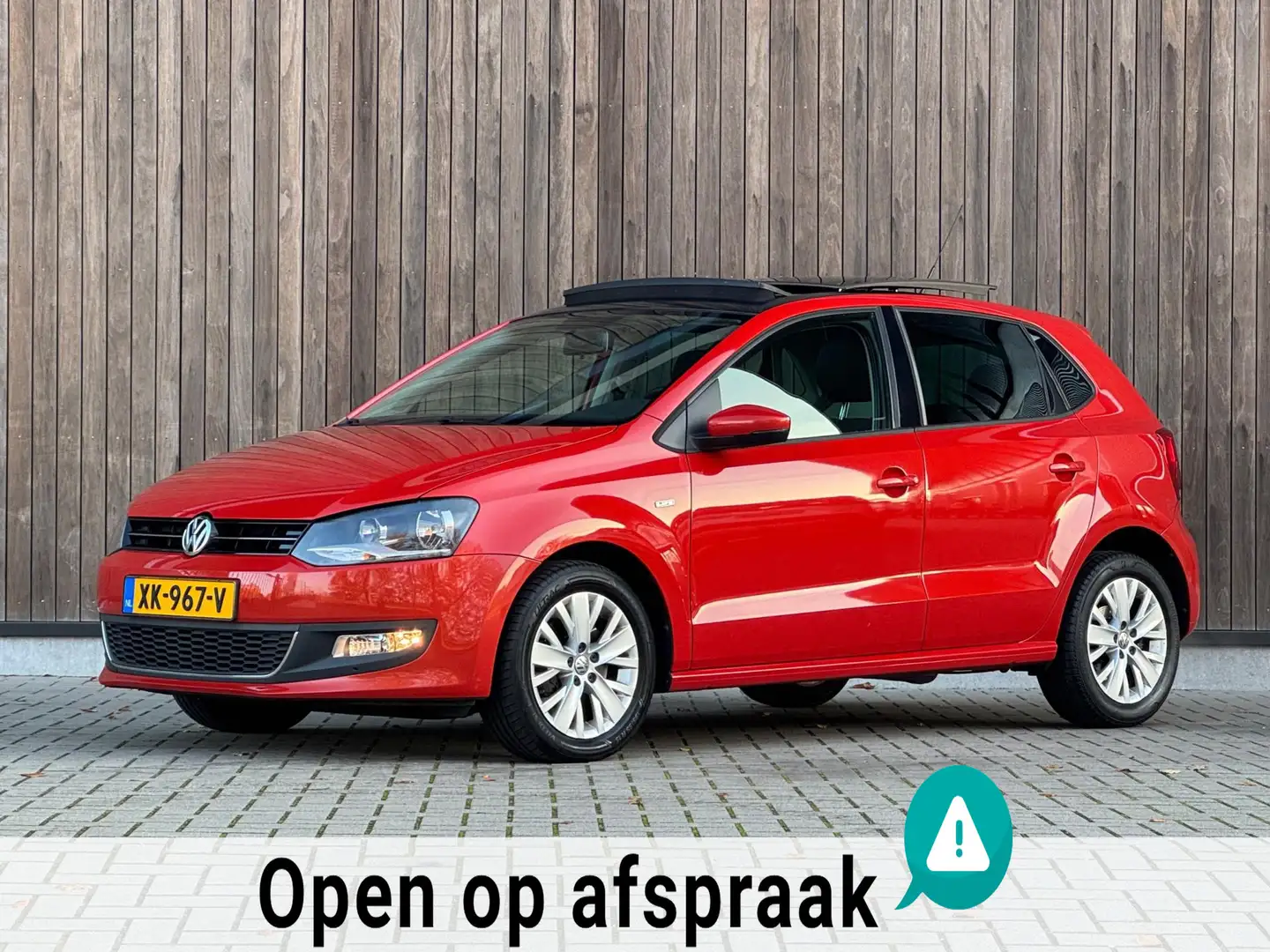 Volkswagen Polo 1.2 TSI Life |Pano|Airco|Cruise| Rouge - 1