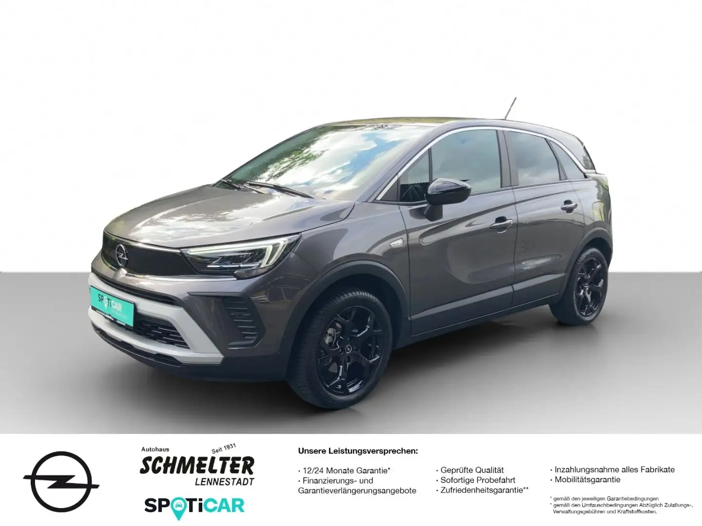 Opel Crossland X Crossland Elegance Automatik Navi Kamera Alu ... Grau - 1