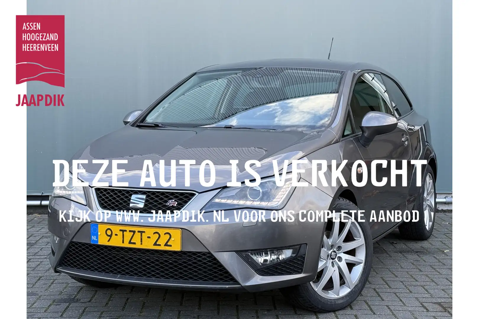 SEAT Ibiza SC BWJ 2014 1.2 86 PK TSI FR Dynamic AIRCO | CRUIS Grau - 1
