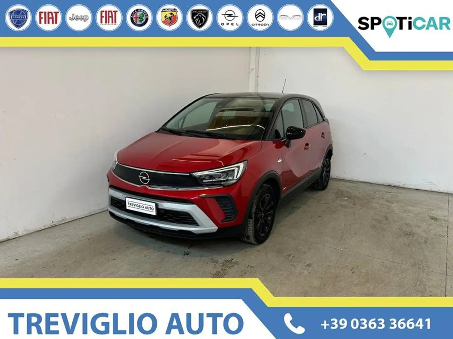 Opel Crossland 1.2 12V Start&Stop Design & Tech Rouge - 1