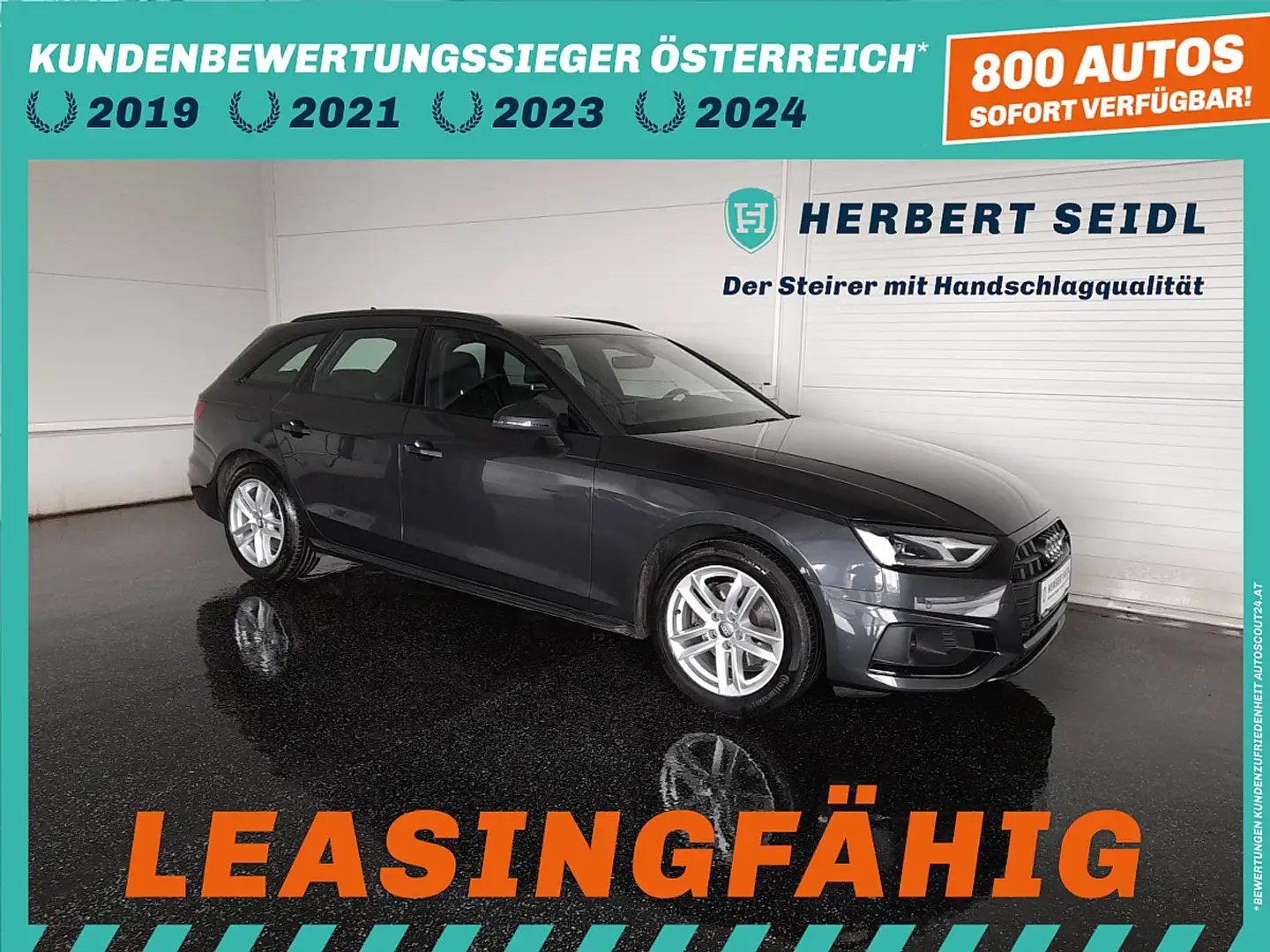 Audi A4 Avant ADVANCED 35 TDI S-tr *LED / NAVI / VOLLLE... Grau - 1