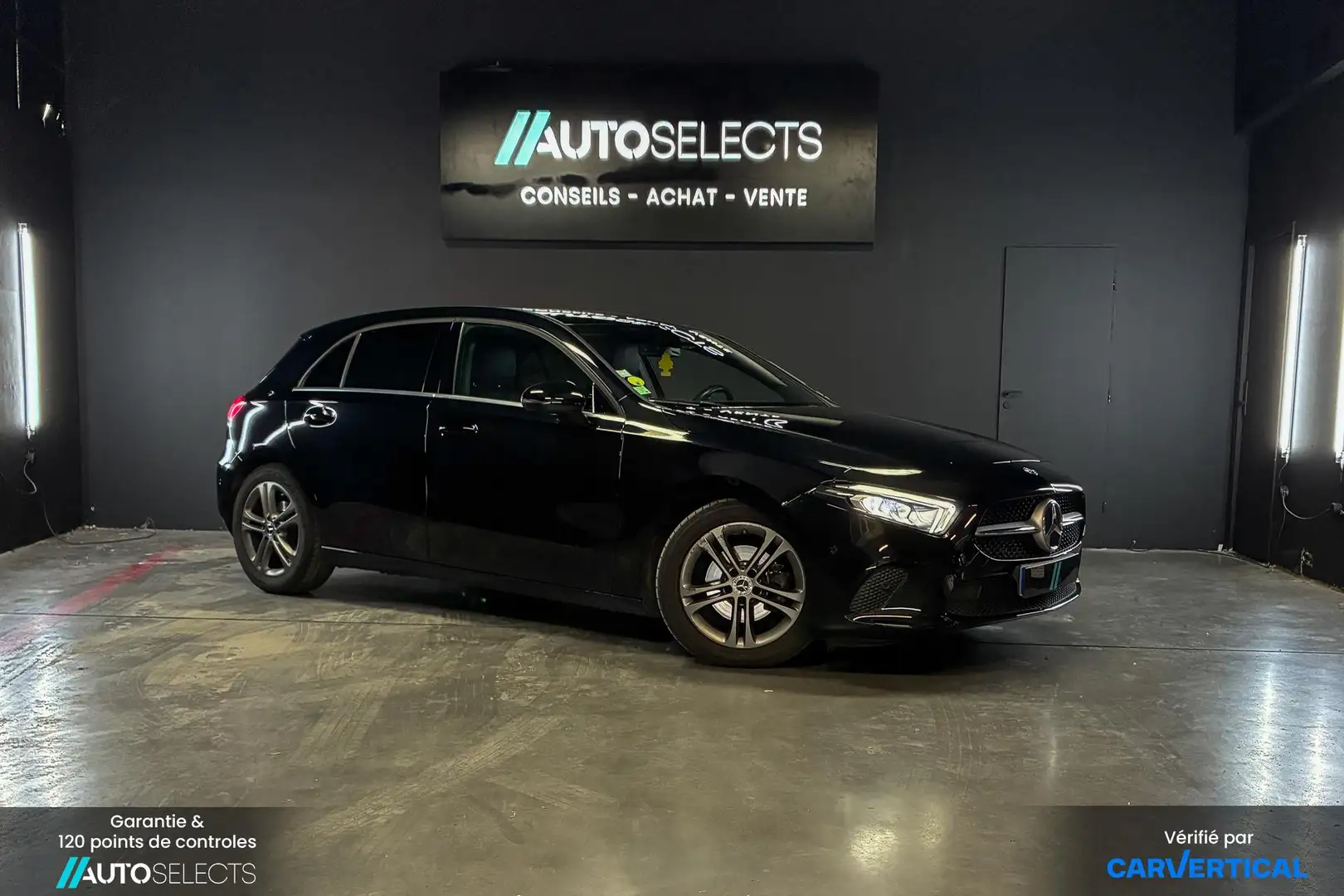 Mercedes-Benz A 180 Progressive Line - 180D 116cv 7G-DCT | Carvertical Noir - 1