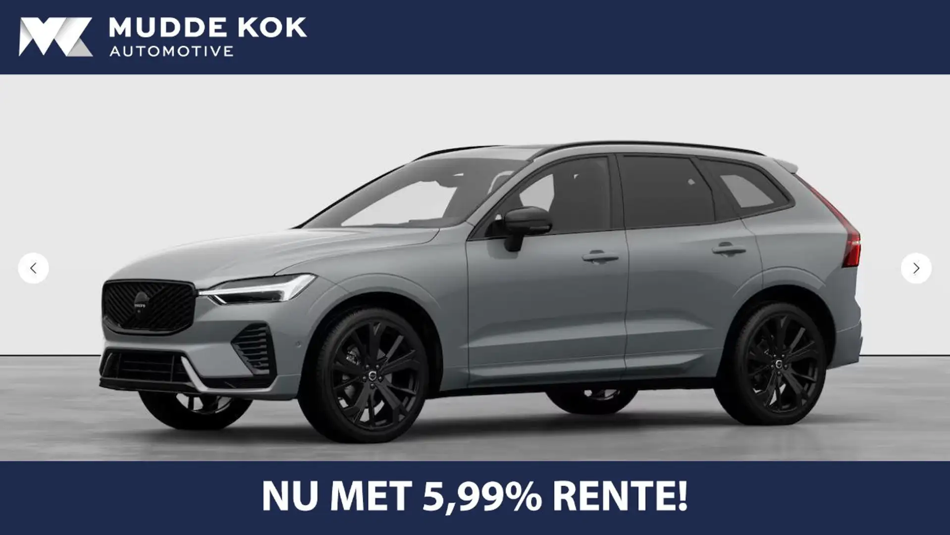 Volvo XC60 B5 AWD Plus Black Edition | FACELIFT | Luchtvering Grijs - 1