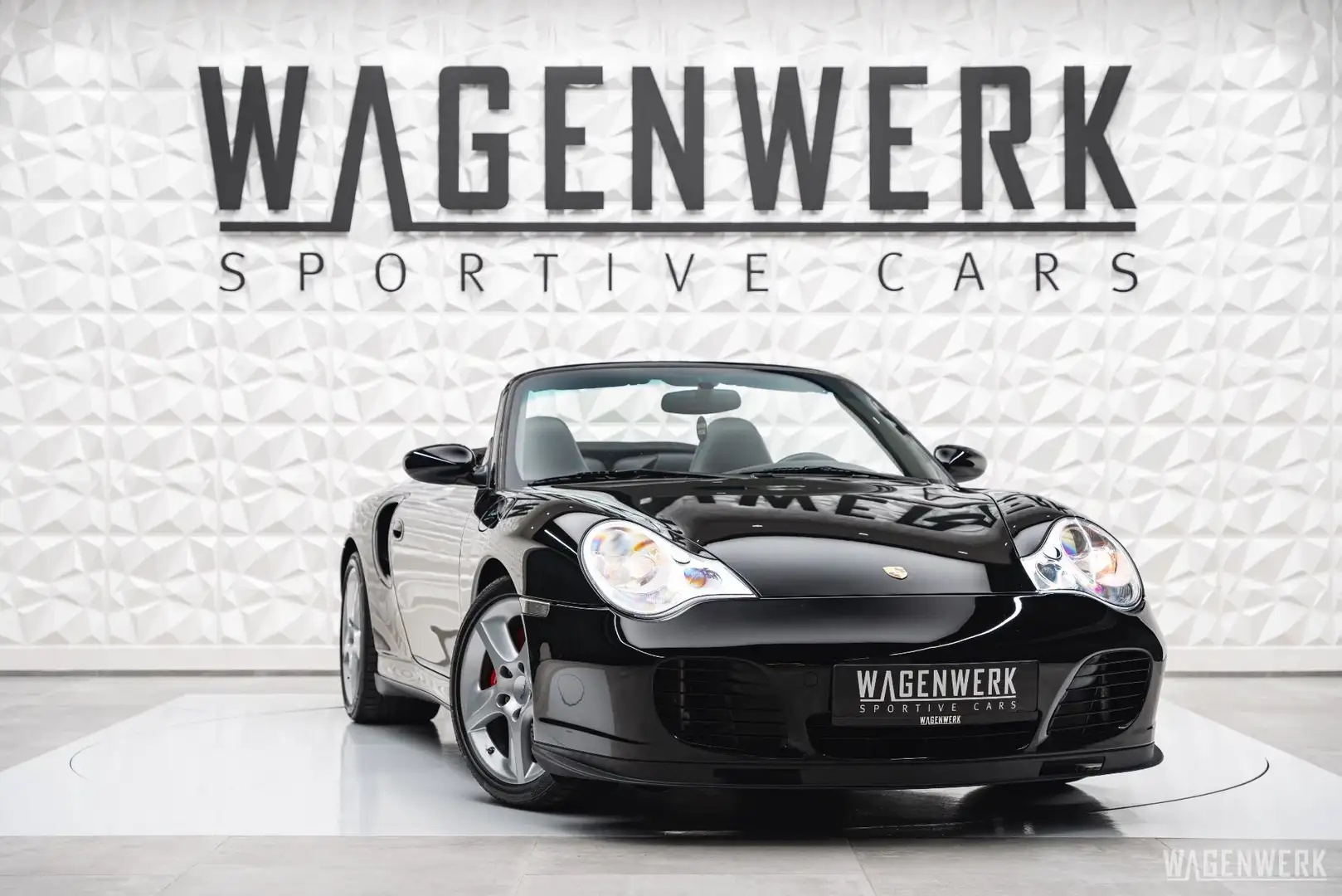 Porsche 996 Turbo Cabrio 3.8L 6-GANG 610PS ERSTLACK FVD-BROMB Noir - 1