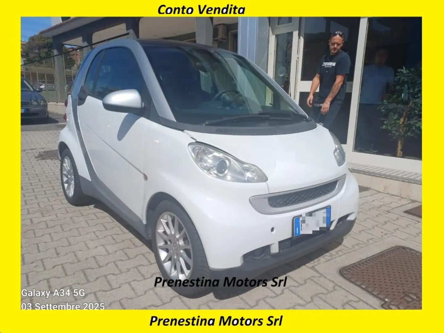 smart forTwo 800 33 kW coupé passion cdi Bianco - 1