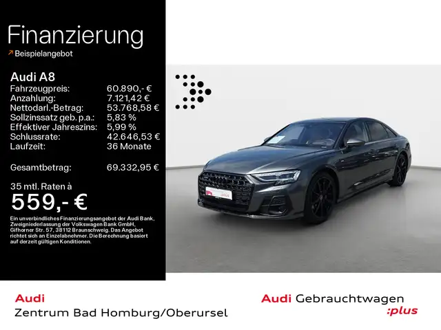 Audi A8 50 TDI qu S line*Navi*Matrix*Alu*AHK*HUD*B&O*