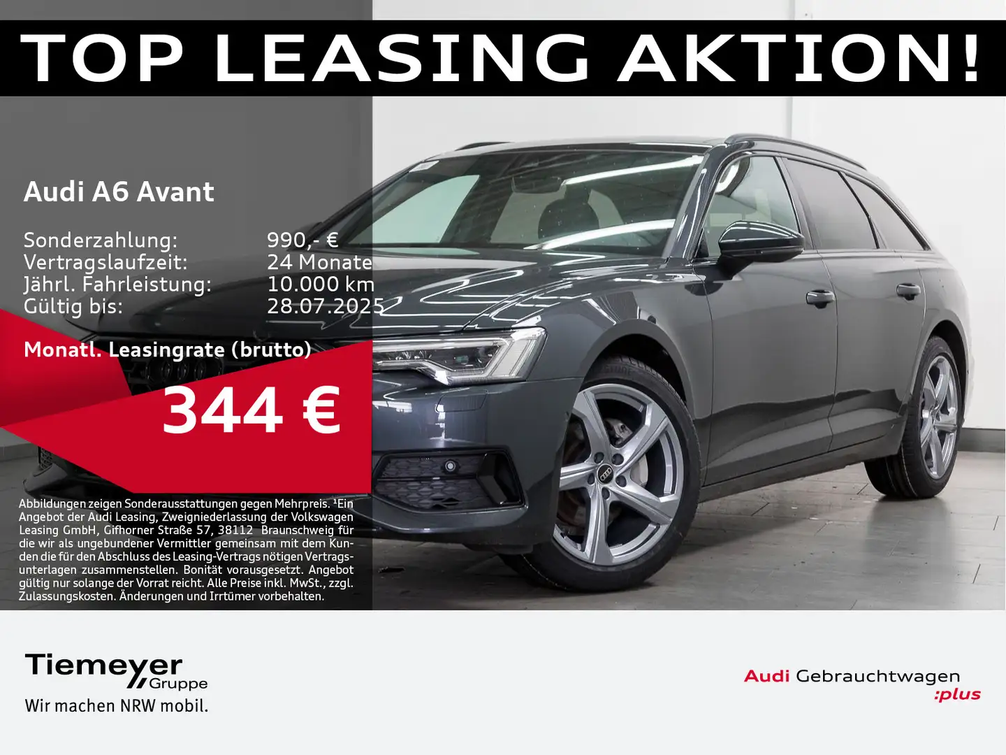 Audi A6 35 TDI ADVANCED PANO MATRIX ALCANTARA A Grau - 1