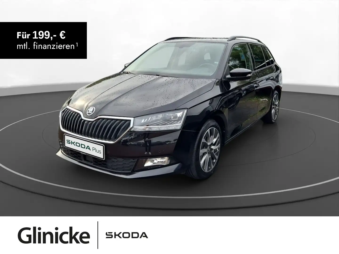 Skoda Fabia 1.0 TSI DSG Navi Klima PDC SiHz Schwarz - 1