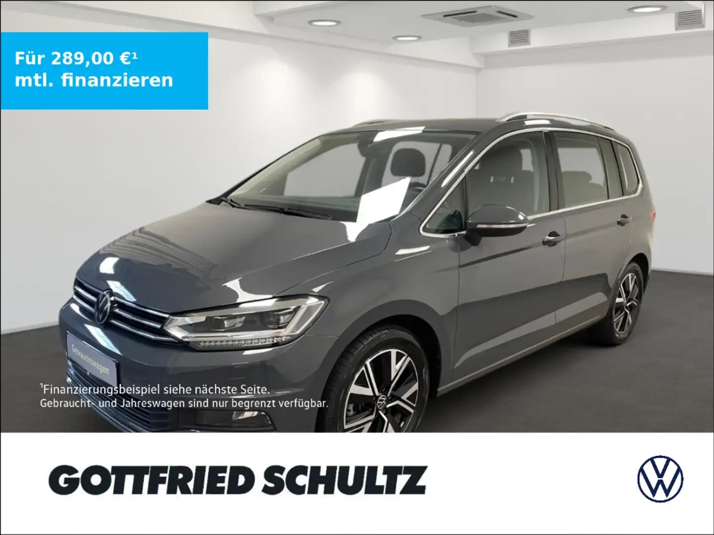 Volkswagen Touran Highline 1.5 TSI DSG Navigation Sitzheizung Grau - 1