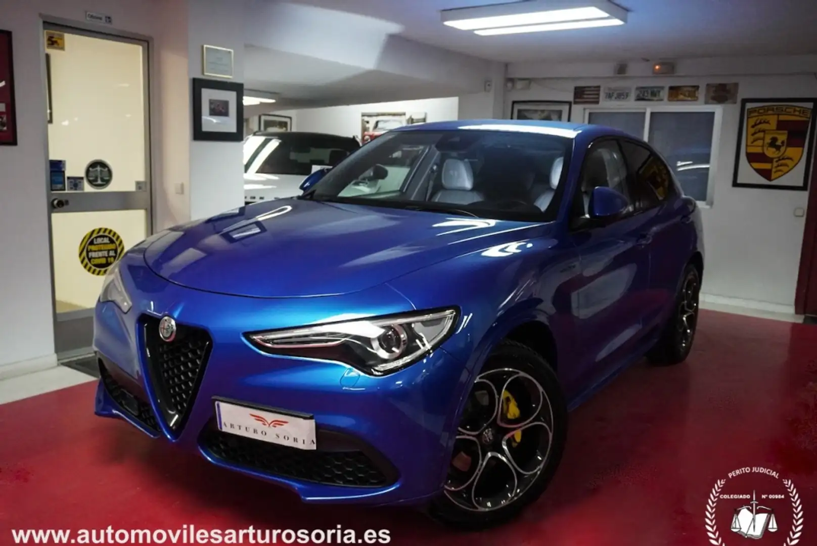 Alfa Romeo Stelvio 2.0 Veloce Q4 Aut. 280 Bleu - 2